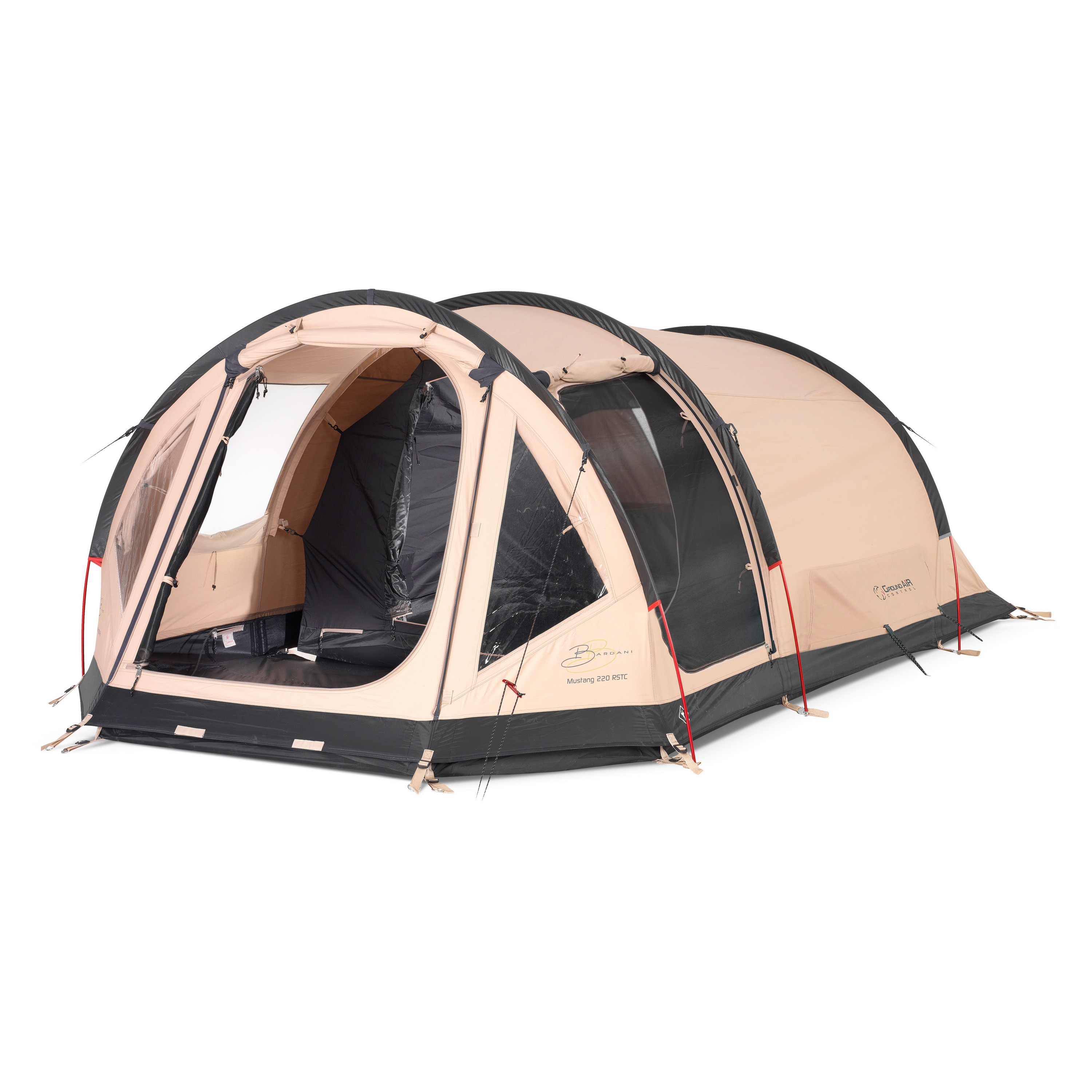 Bardani Mustang 220 RSTC tunneltent beige black 