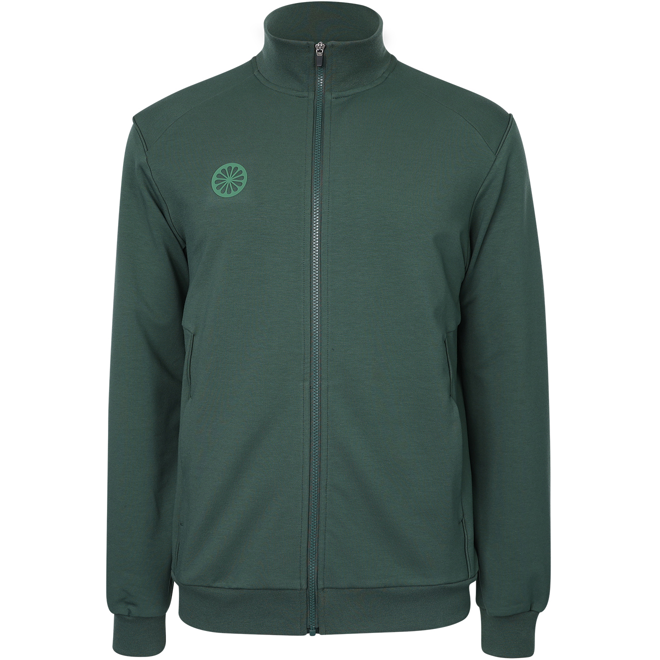 The Indian Maharadja Cotton Track trainingsjack heren hunter green 