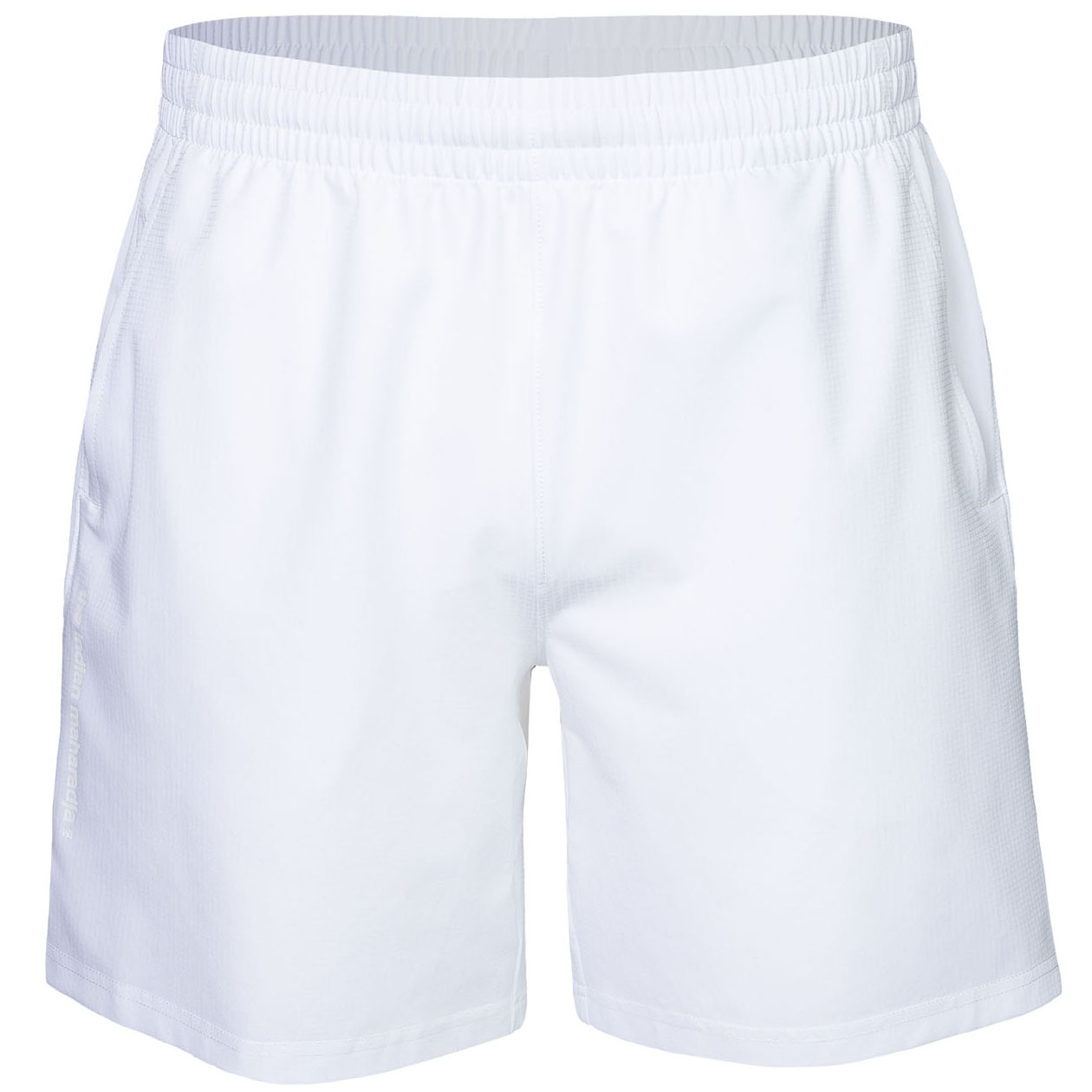 The Indian Maharadja Ripstop tennisshort heren bright white 