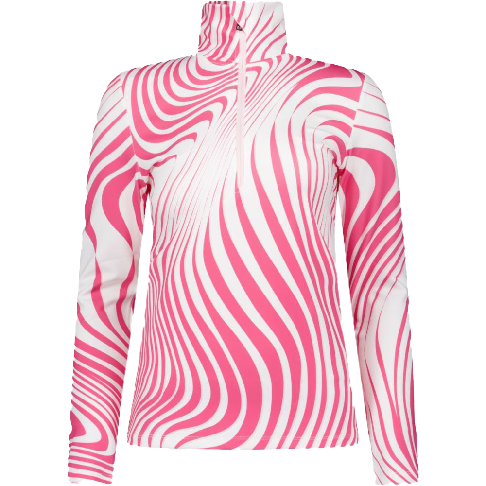 Airforce Pully Moiré Print skipully dames white hot pink 