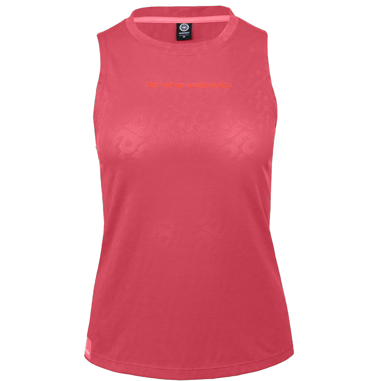 The Indian Maharadja Sleeveless Jacquard tennis tanktop dames berry rose