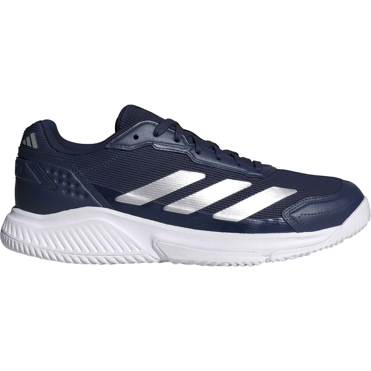 Adidas Courtquick padelschoenen heren dark blue silver metallic cloud white