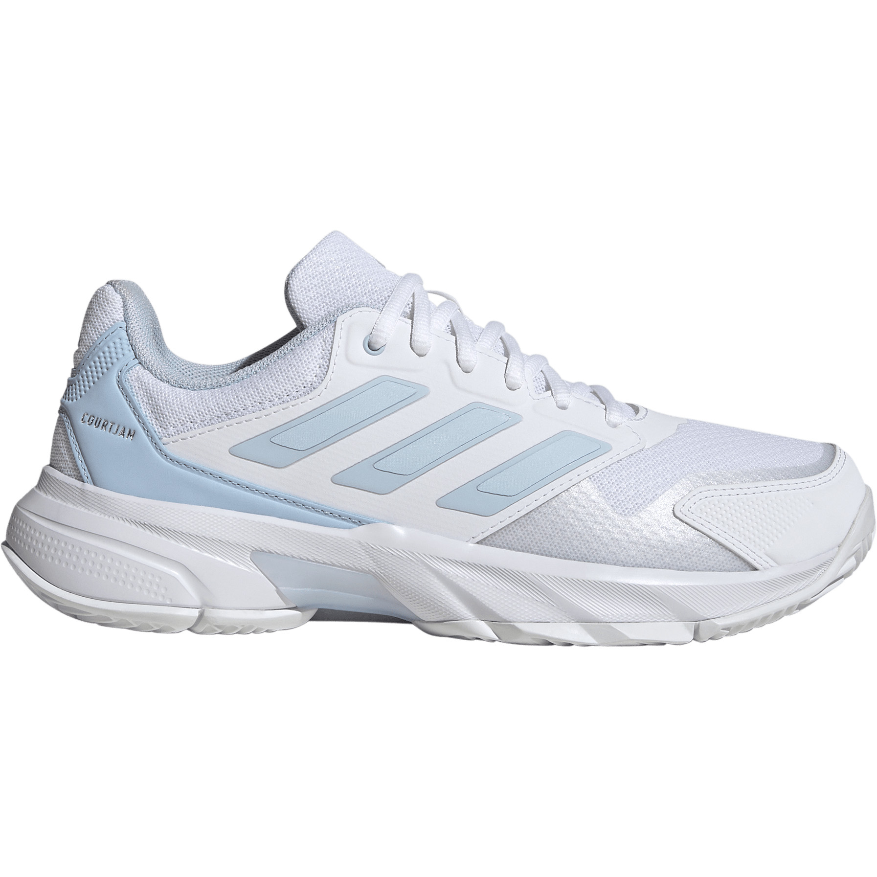 Adidas CourtJam Control 3 Clay tennisschoenen dames white silver