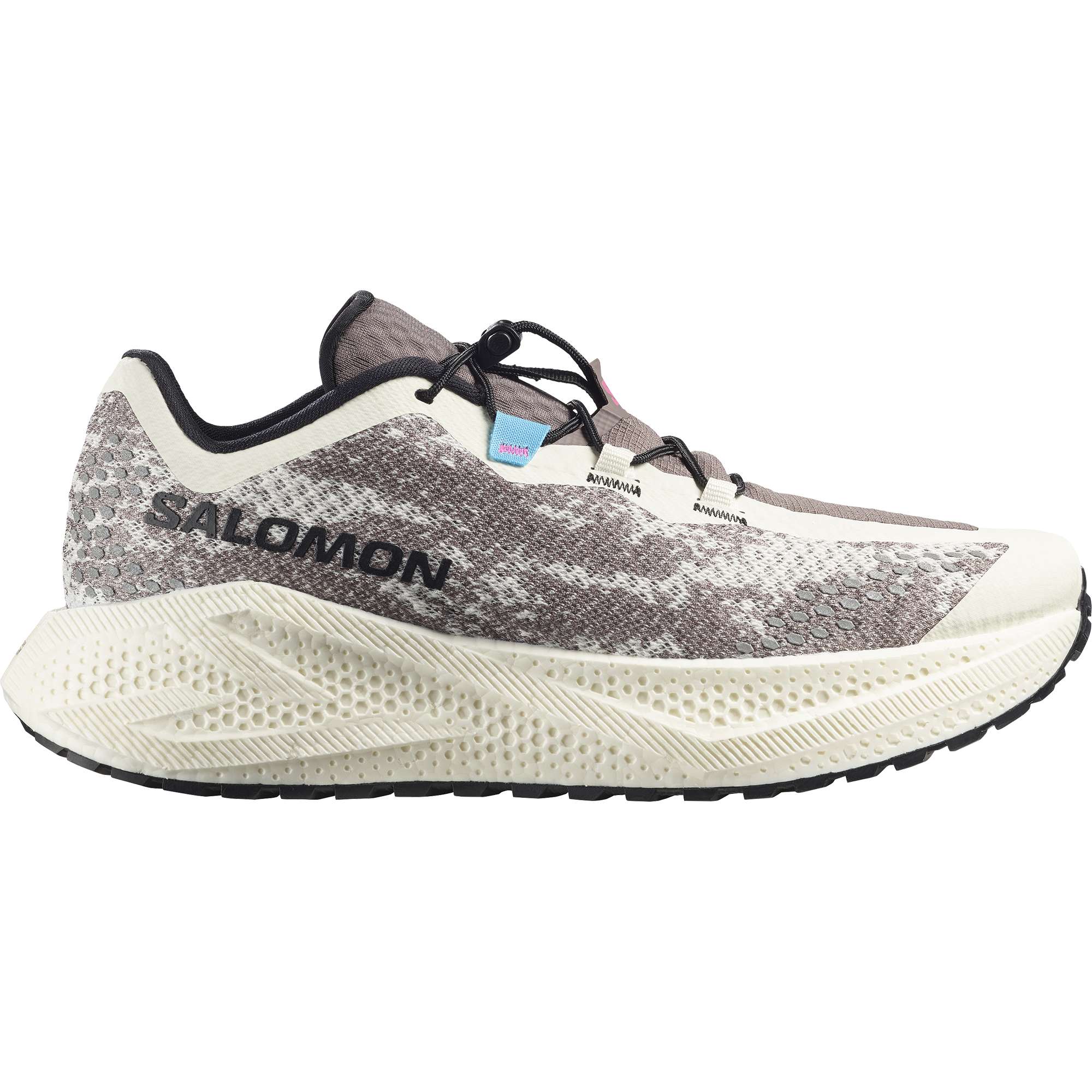 Salomon AERO GLIDE 4 GRVL hardloopschoenen heren vanilla ice black