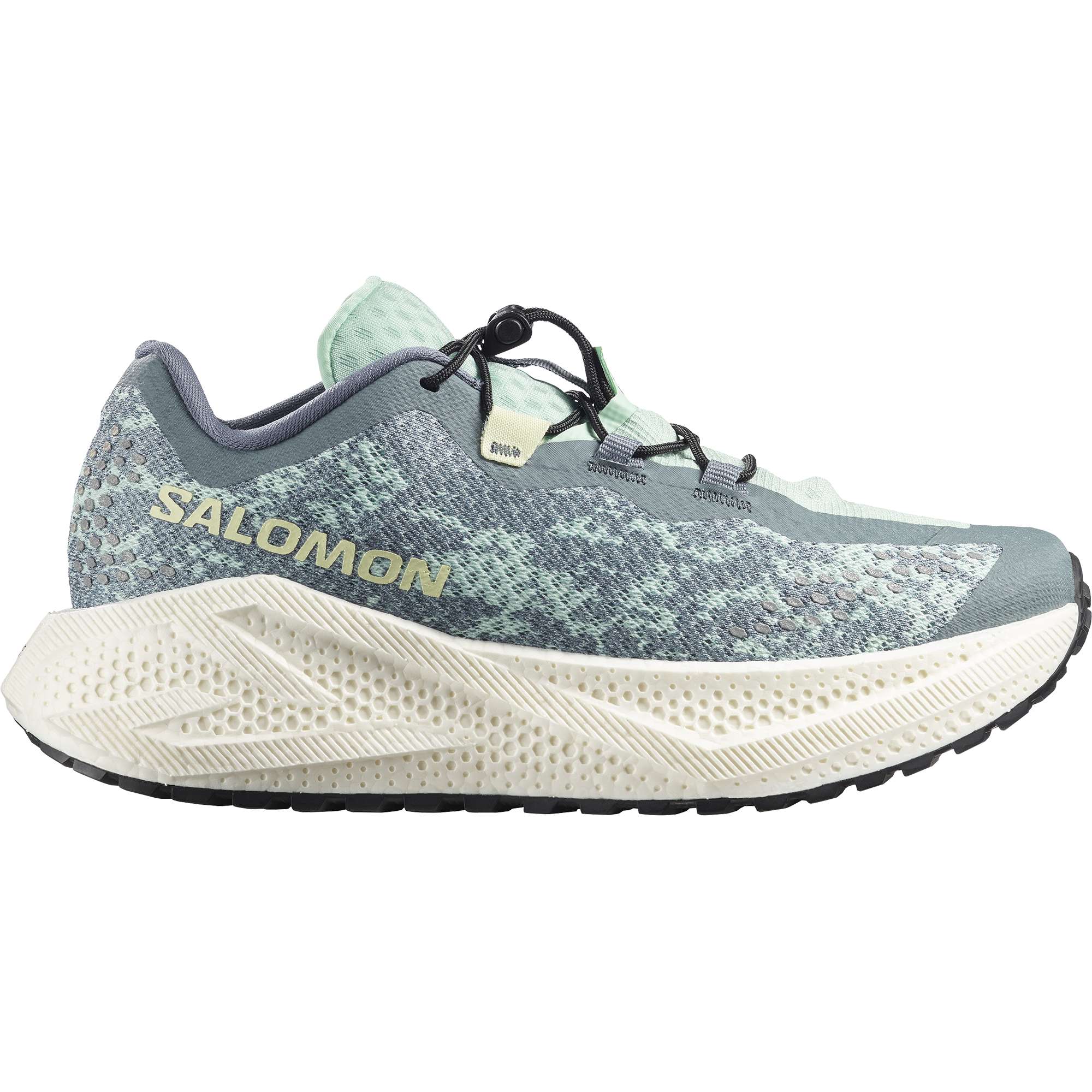 Salomon AERO GLIDE 4 GRVL hardloopschoenen dames stormy weather lichen