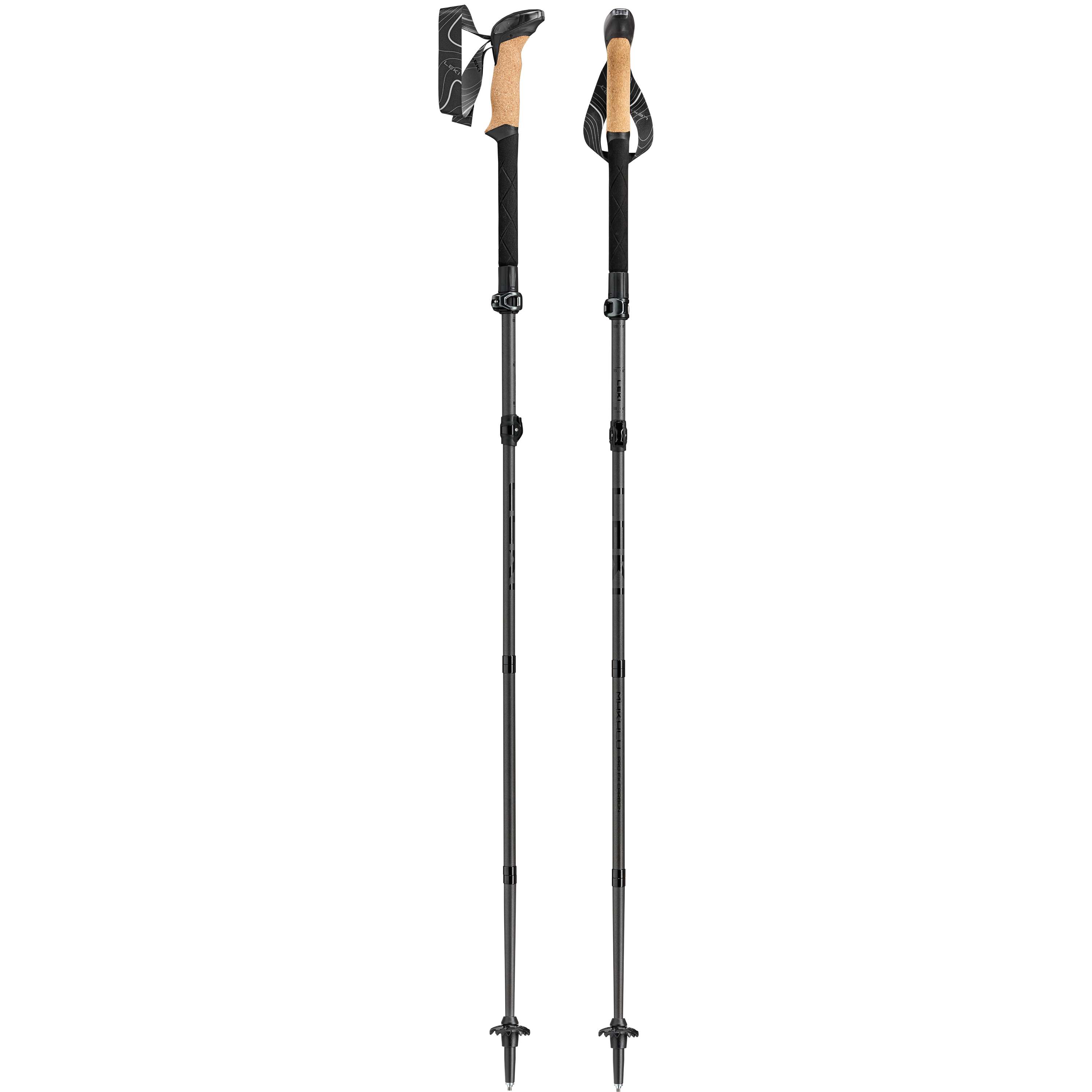 LEKI Makalu Pro FX Carbon wandelstokken natural carbon  black