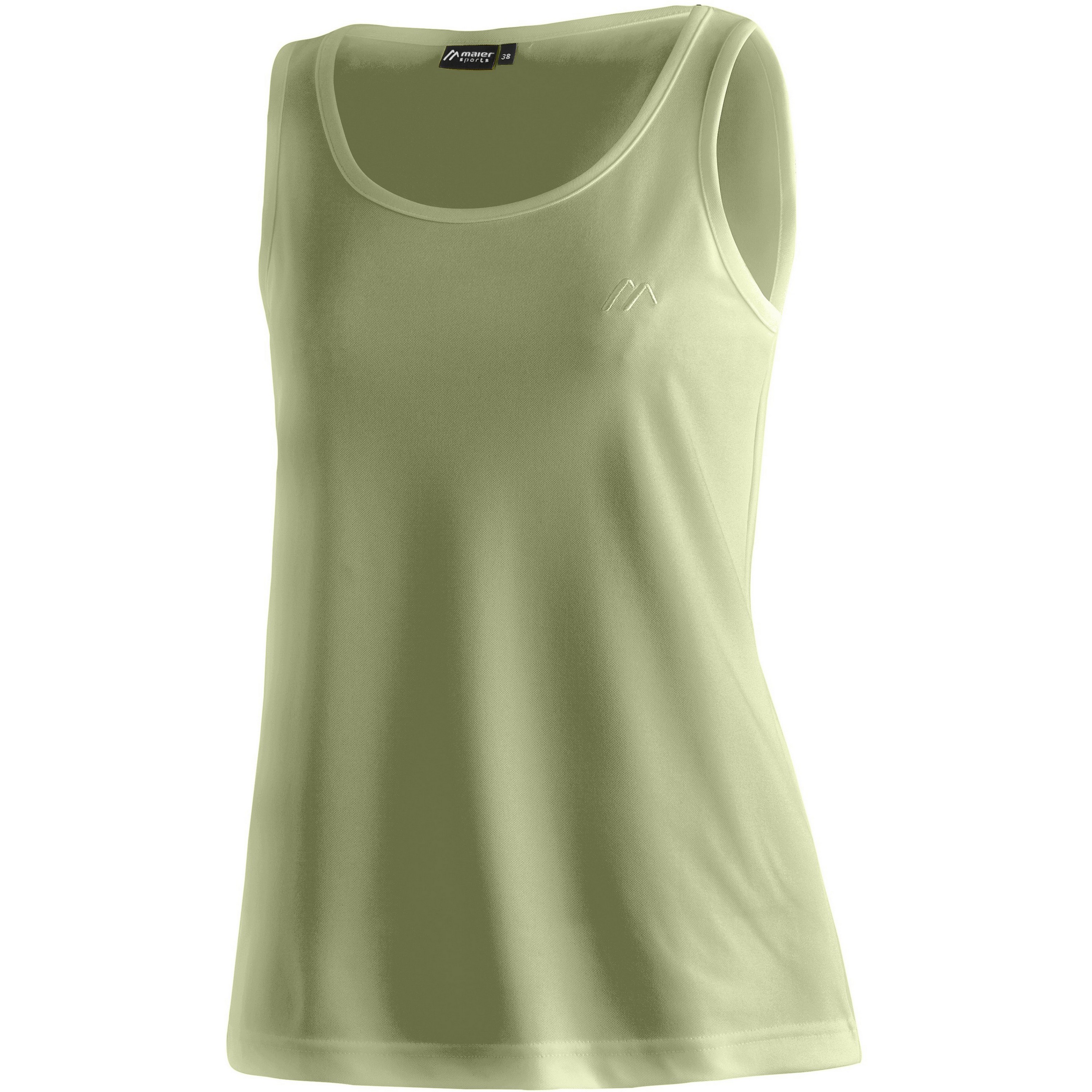Maier Sports Petra plus size tanktop dames green foam 