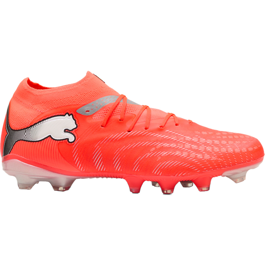 PUMA Future 9 Pro FG AG voetbalschoenen glowing red puma white puma black puma silver