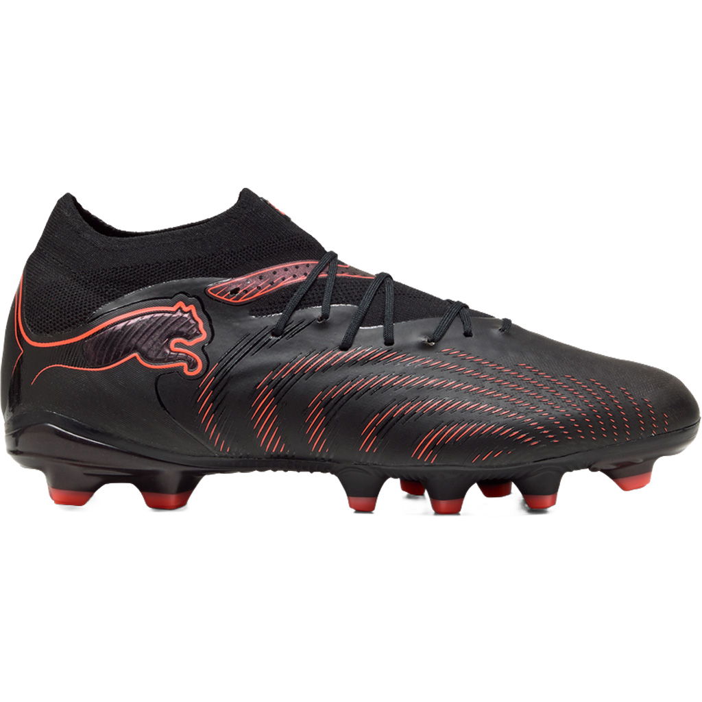 PUMA Future 9 Pro FG AG voetbalschoenen puma black glowing red strong grey
