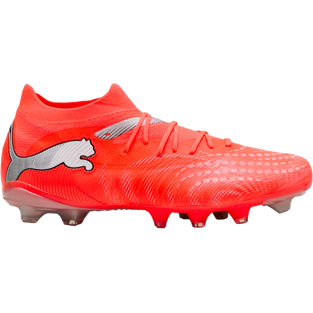 PUMA Future 9 Match FG AG voetbalschoenen glowing red puma white puma black puma silver