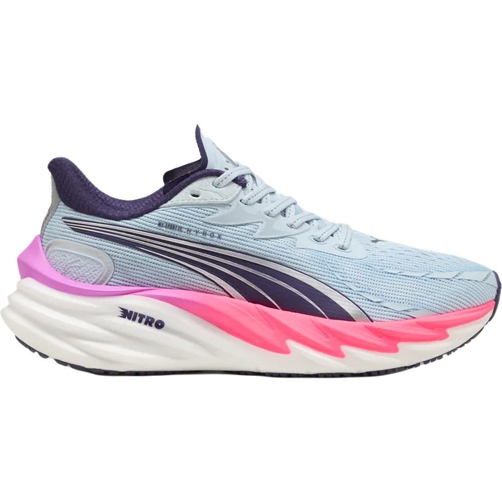 PUMA X HYROX Velocity NITRO 4 hardloopschoenen dames lucite pure pink deep plum