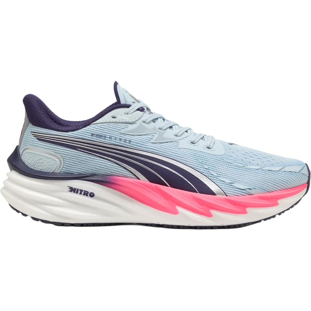 PUMA X HYROX Velocity NITRO 4 hardloopschoenen heren lucite pure pink deep plum 