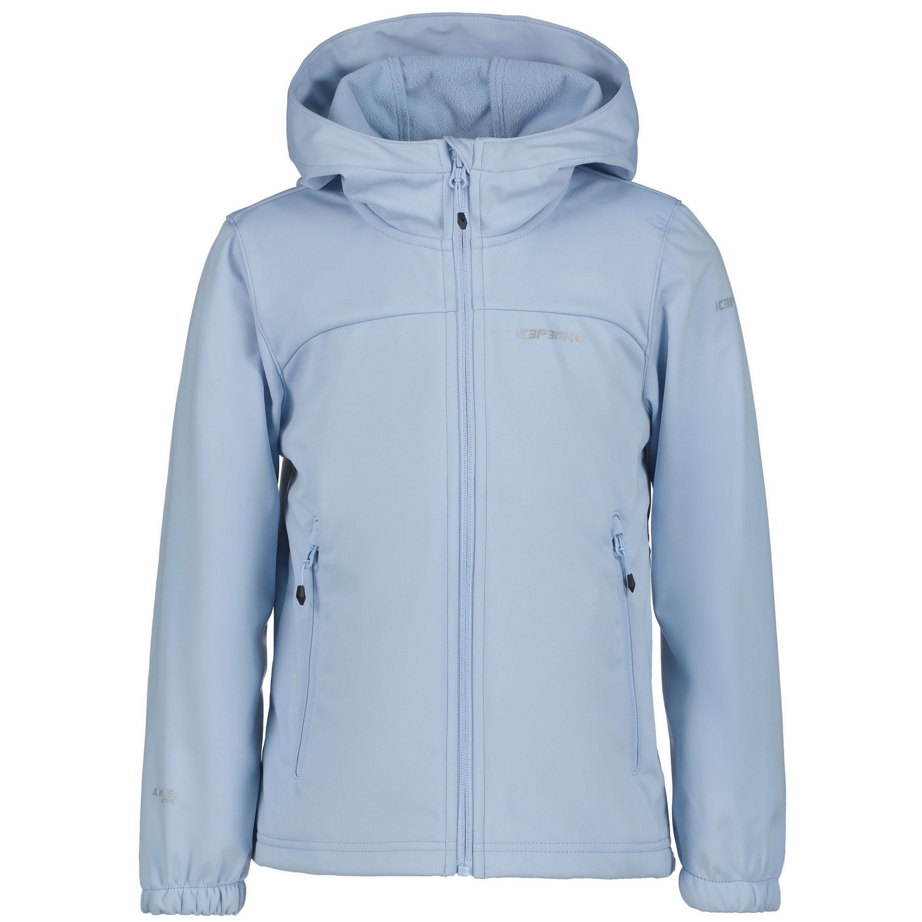 Icepeak Kleve softshell jas junior light blue 