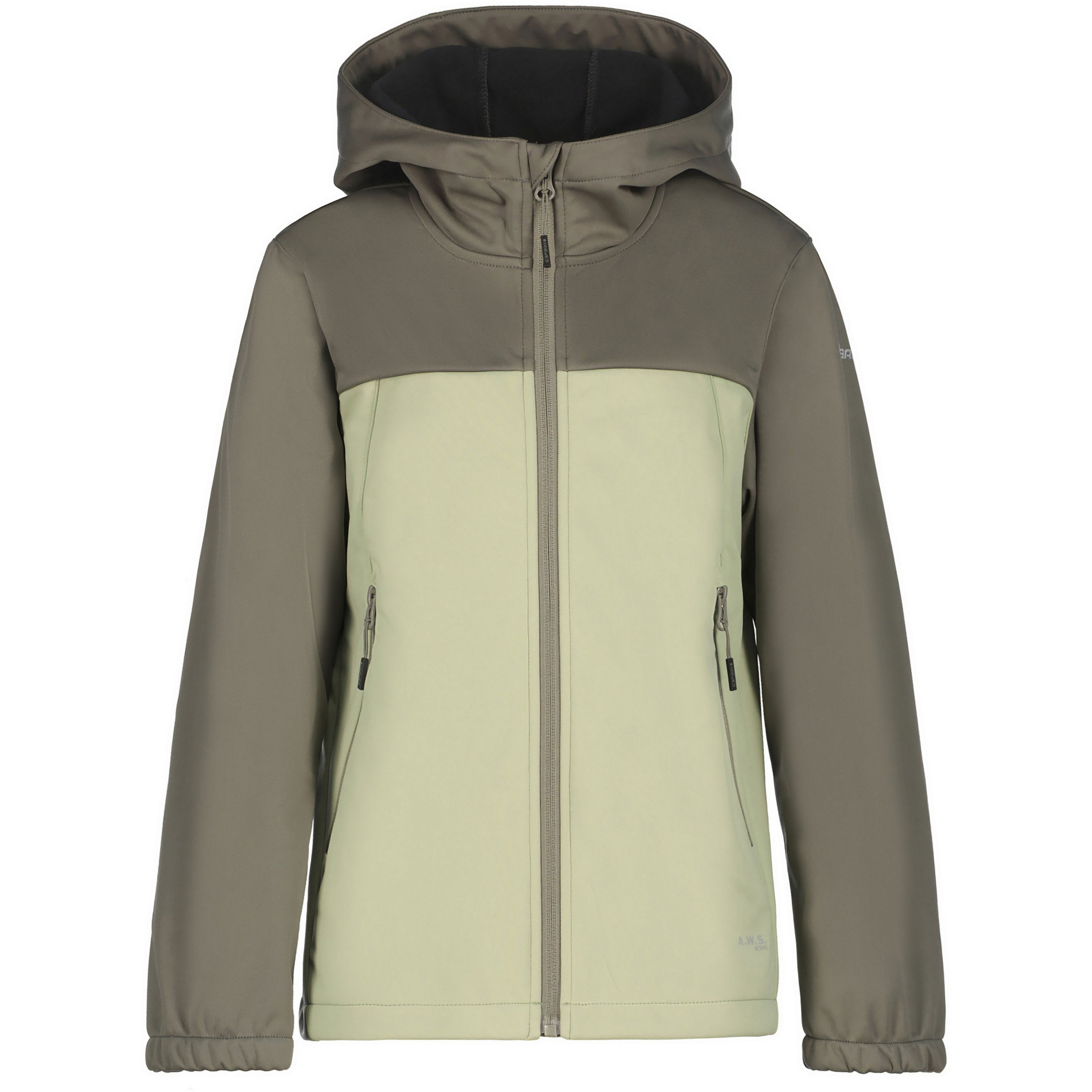 Icepeak Kline softshell jas junor light green 