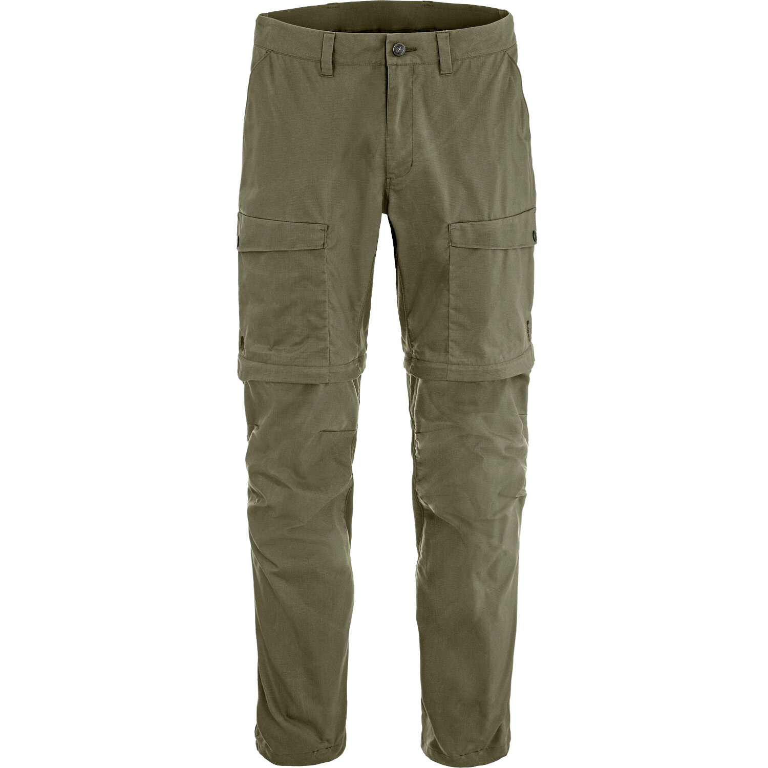 Fjällräven Abisko Hybrid Trail Zip-Off wandelbroek heren laurel green