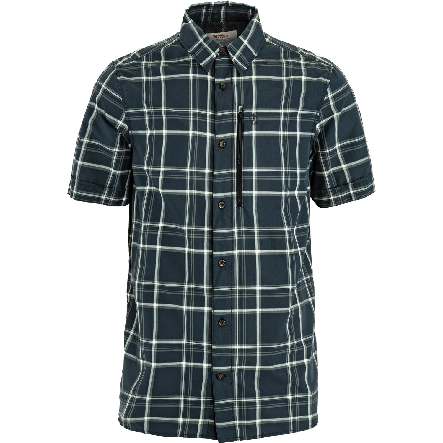 Fjällräven Abisko Hike overhemd heren dark navy chalk 