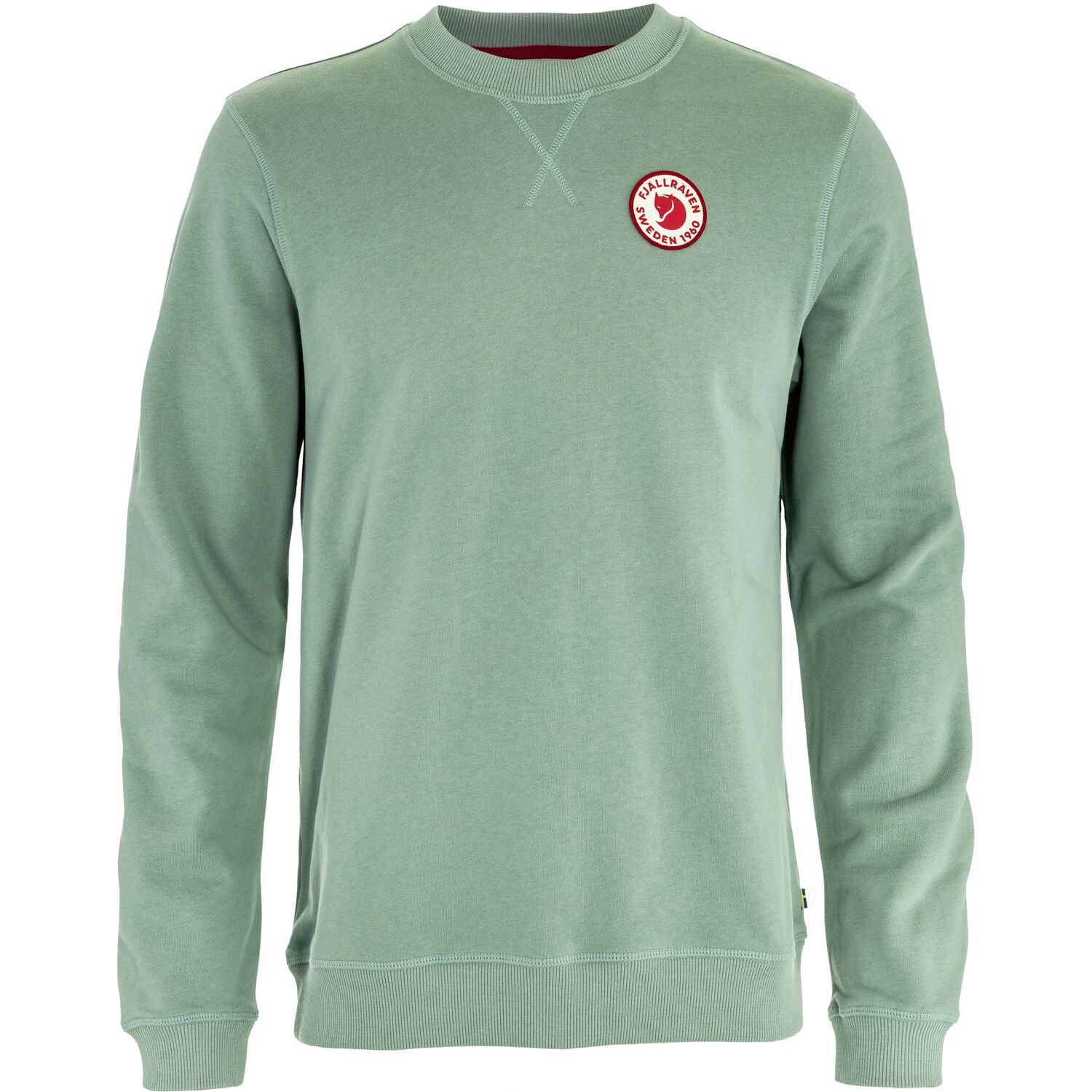 Fjällräven 1960 Logo Badge sweater heren misty green 