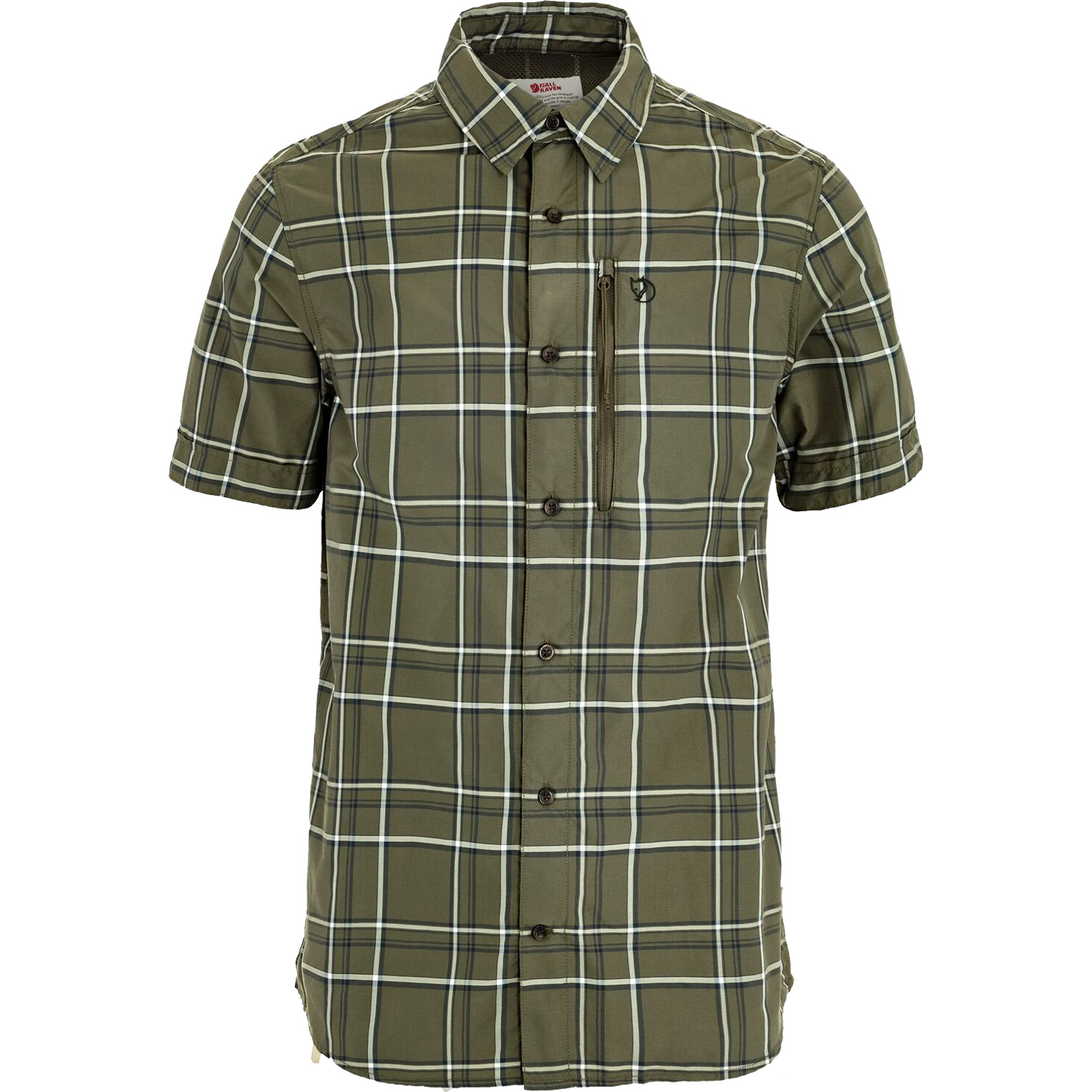 Fjällräven Abisko Hike overhemd heren laurel green chalk 