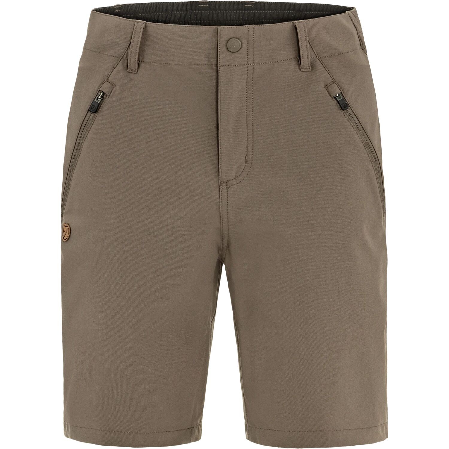 Fjällräven Abisko Trail Stretch short dames suede brown   