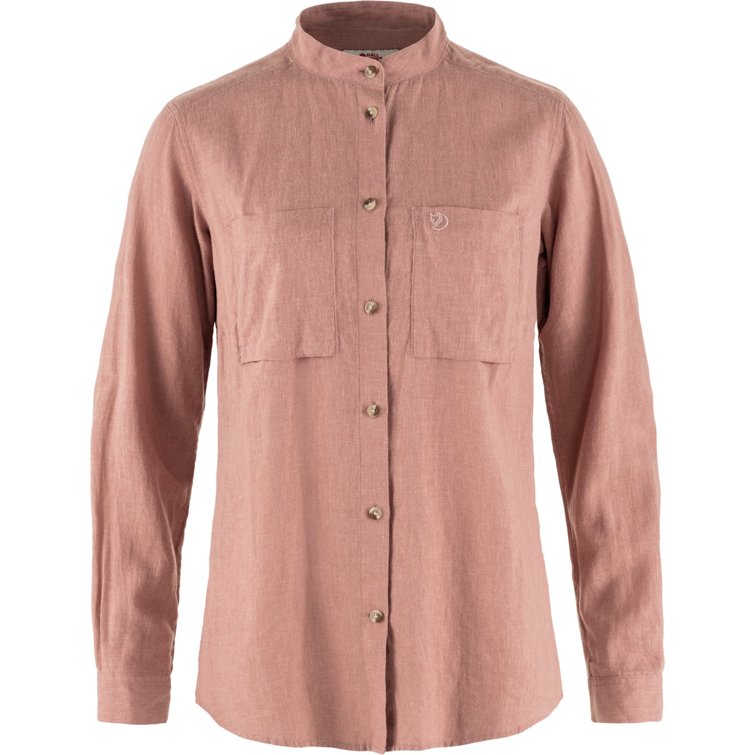 Fjällräven Övik Hemp LS blouse dames dusty rose  