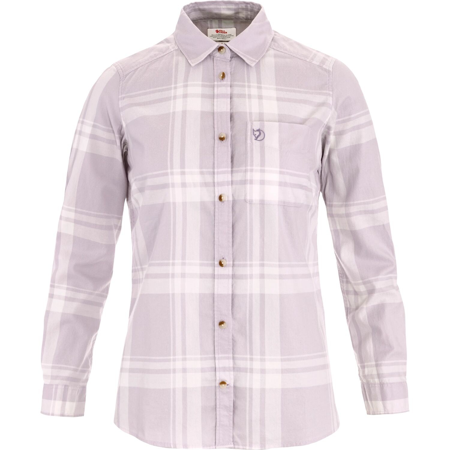 Fjällräven Övik Lite Flannel blouse dames lavender mist  