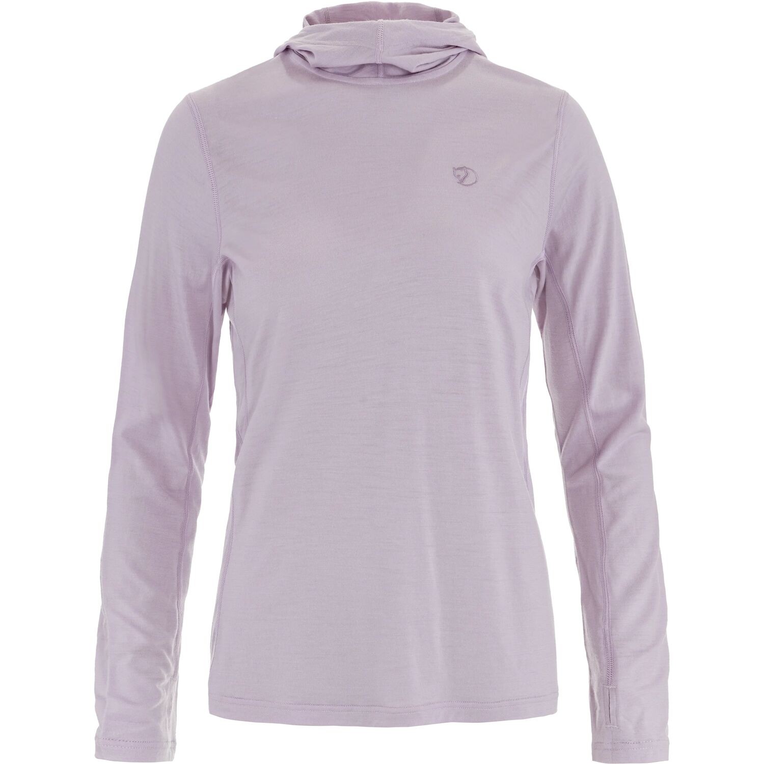 Fjällräven Abisko Wool hoodie dames lavender mist  
