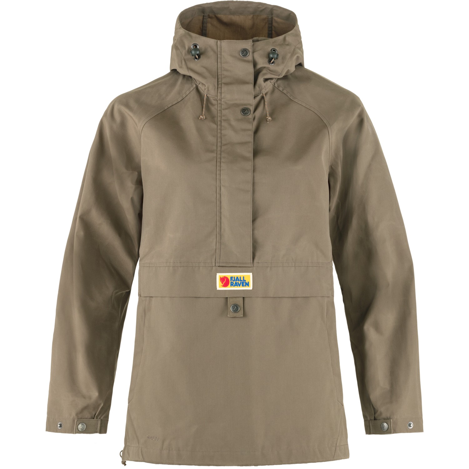 Fjällräven Vardag Anorak outdoor jack dames suede brown  