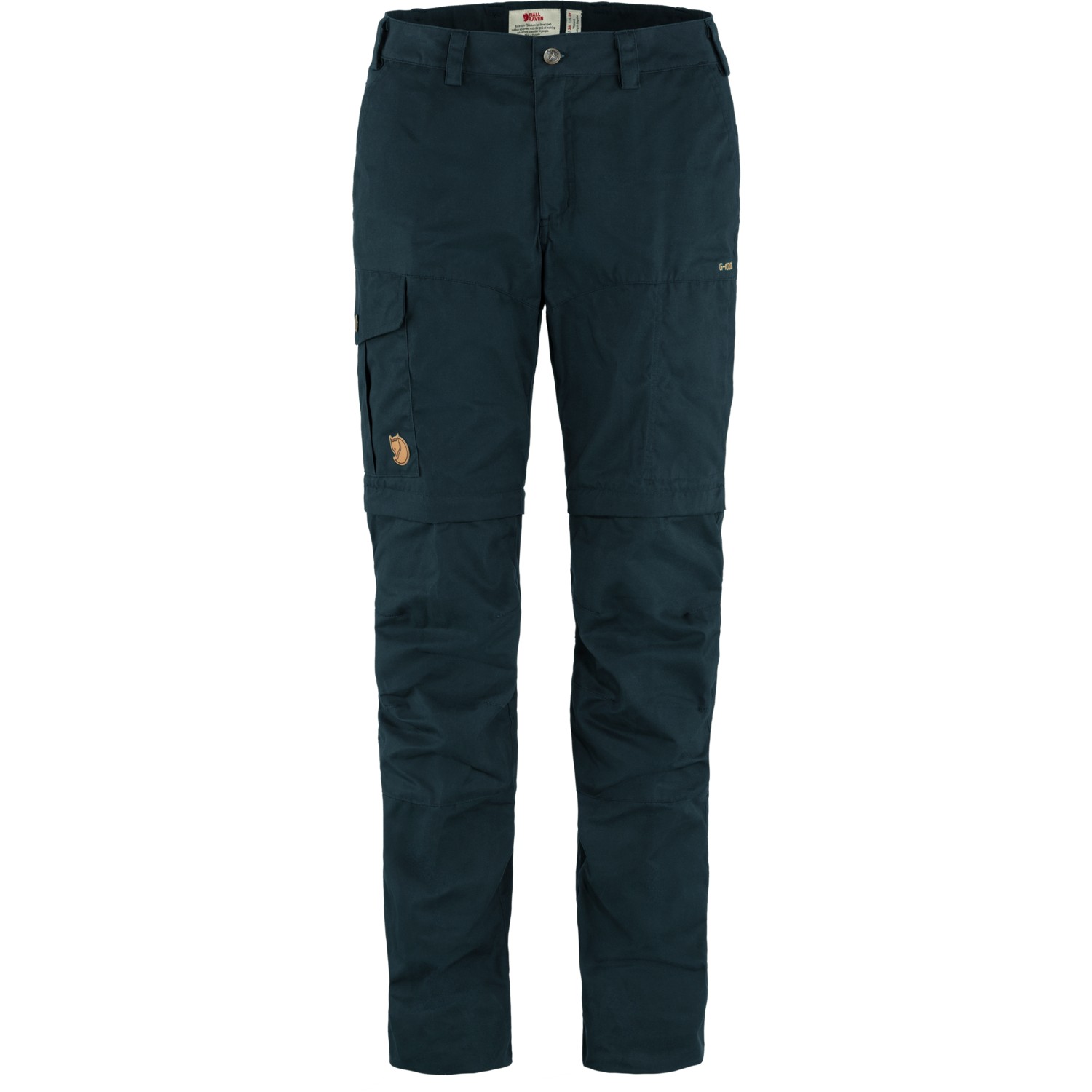 Fjällräven Karla Pro Zipp-Off wandelbroek dames dark navy  