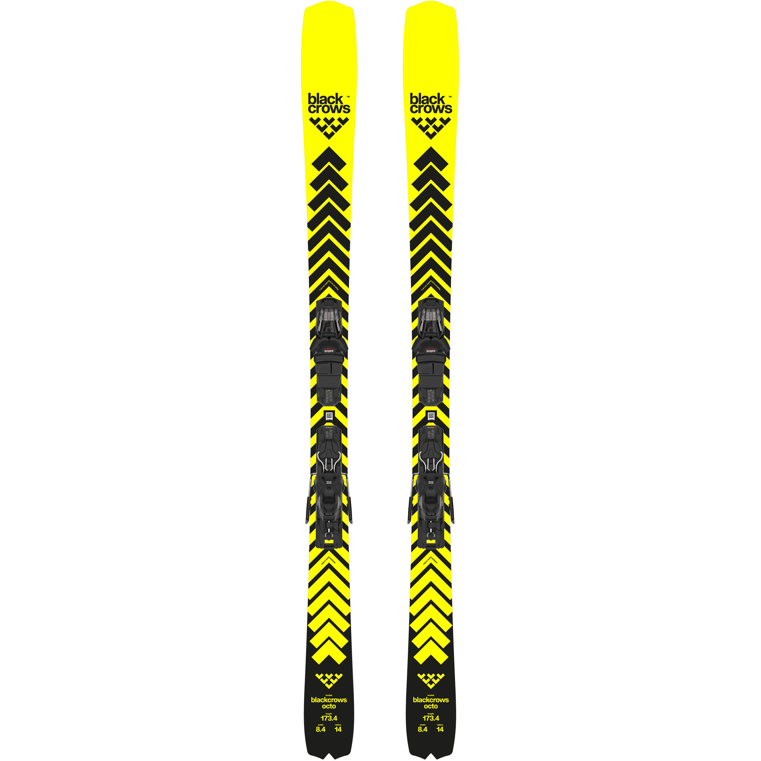 Black Crows Octo RT 25 - 26 ski’s met EM12 binding 