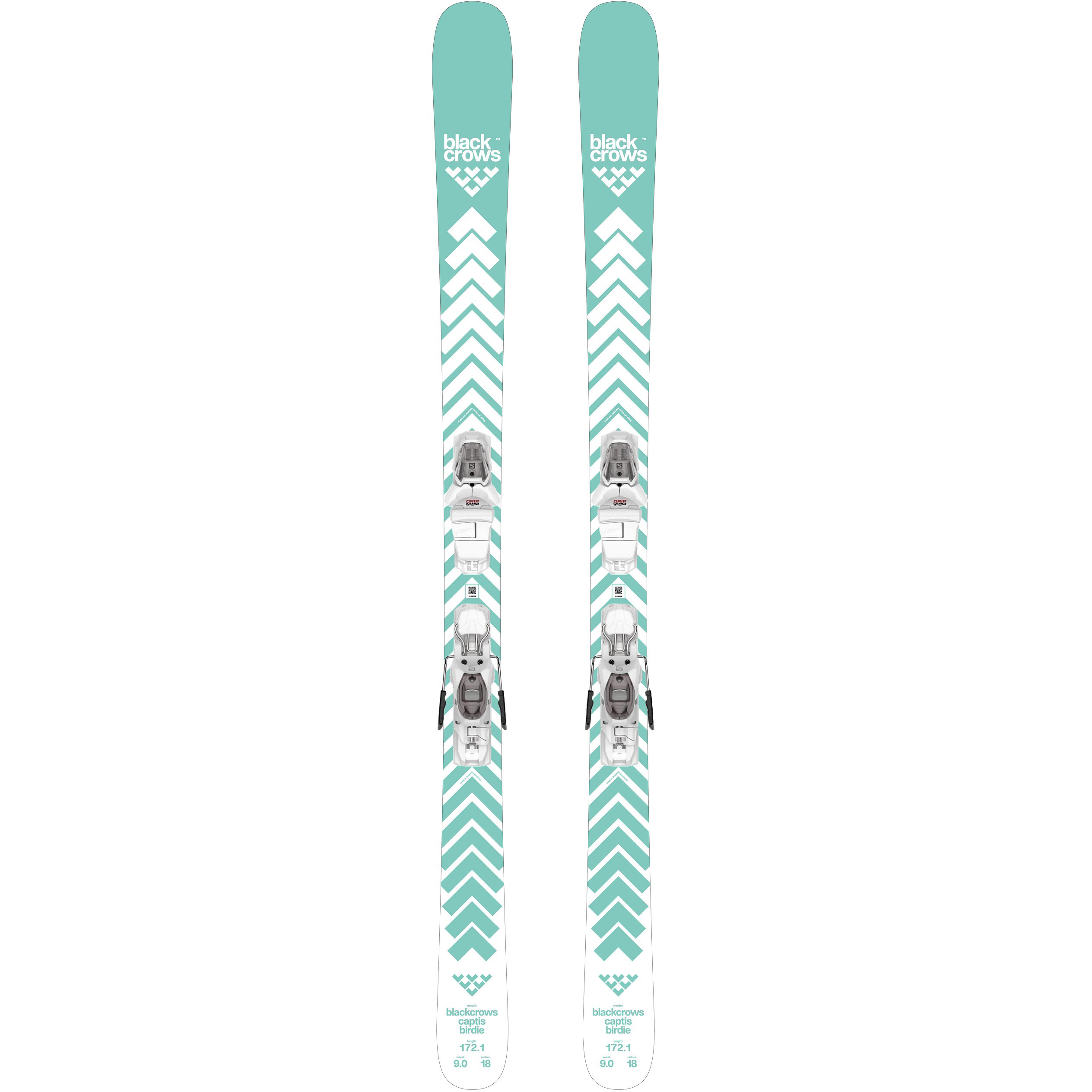 Black Crows Captis Birdie RT 25 - 26 ski's dames met EM10 binding