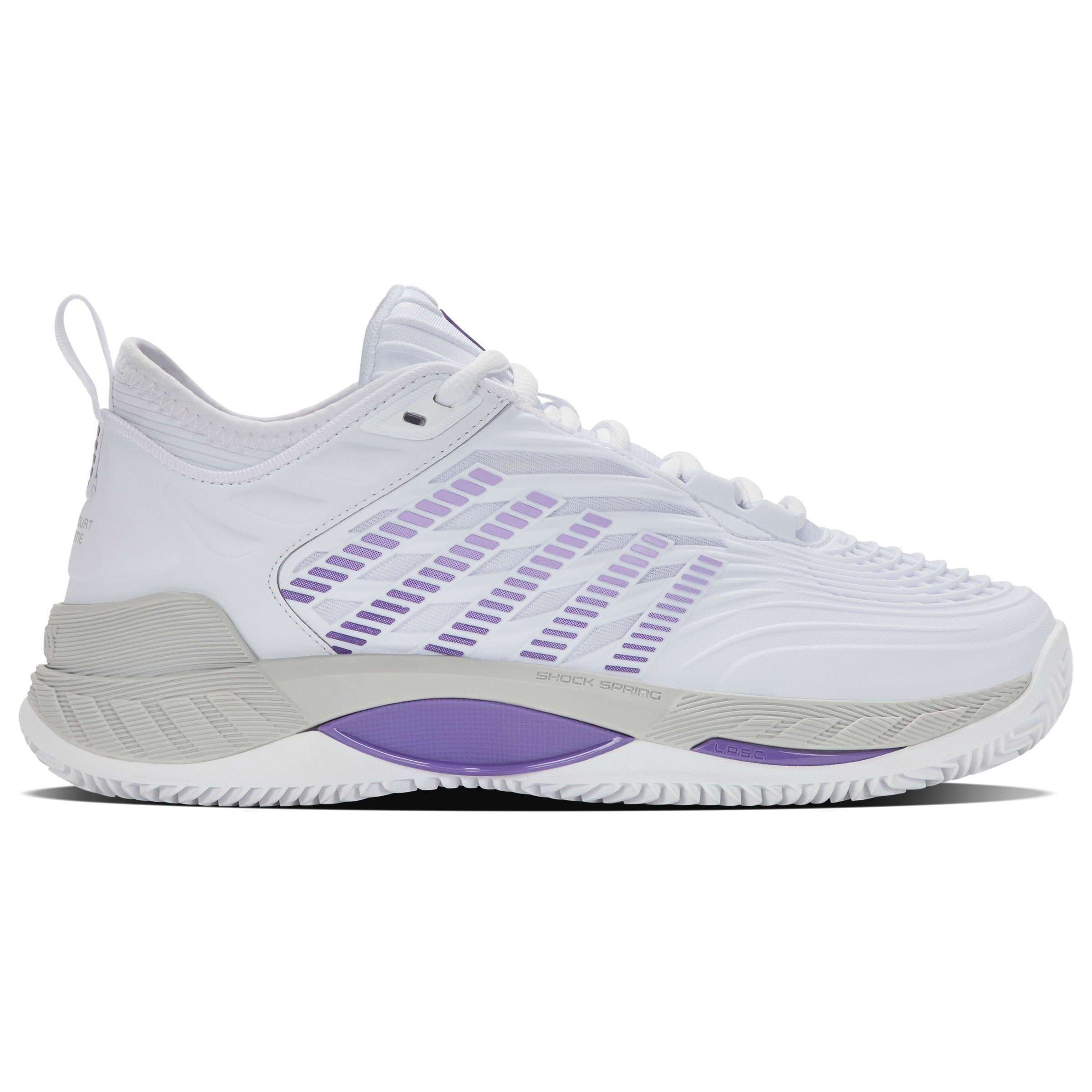 K-Swiss Hypercourt Supreme 2 Clay tennisschoenen dames white lunar rock purple haze