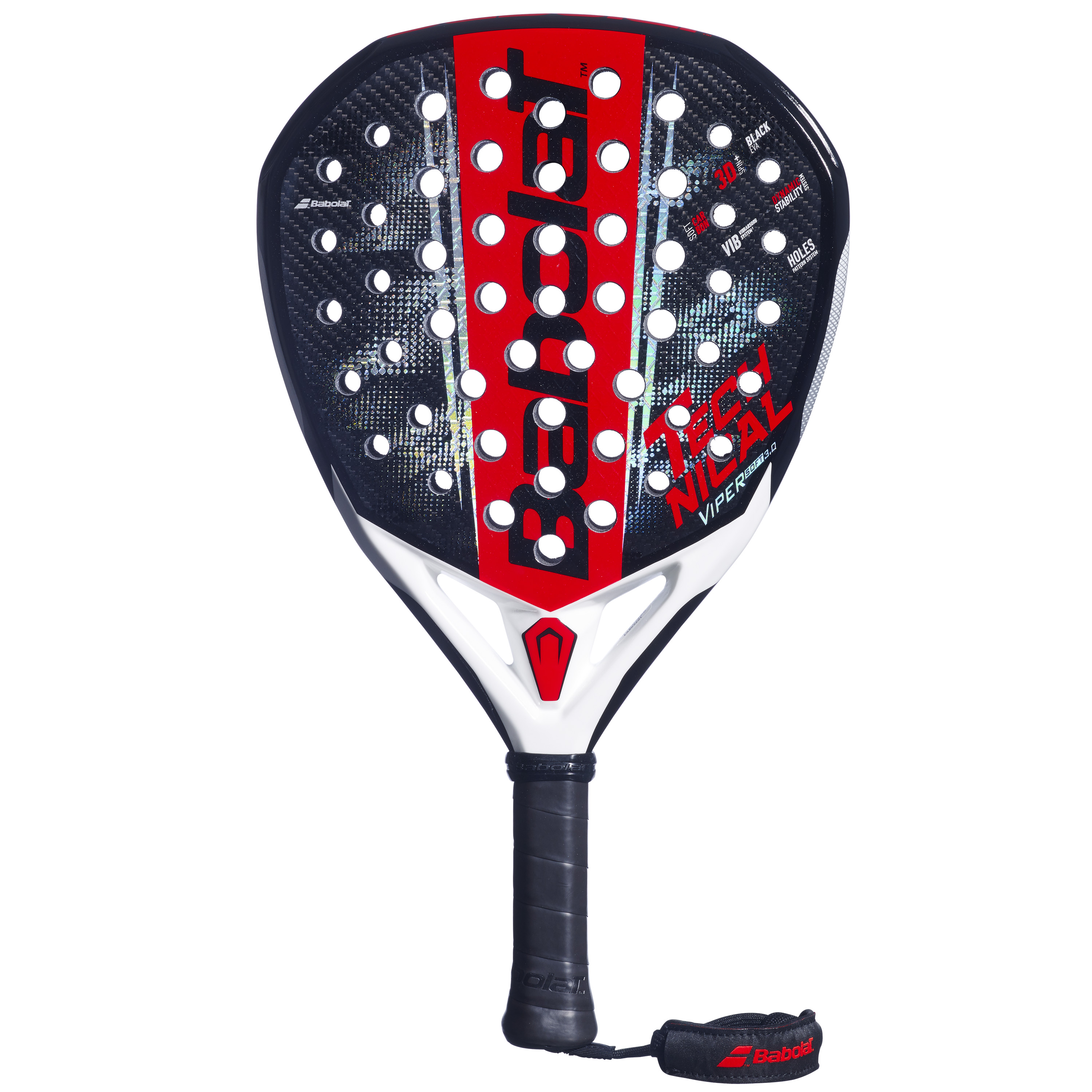 Babolat Technical Viper Soft 3.0 padel racket red 