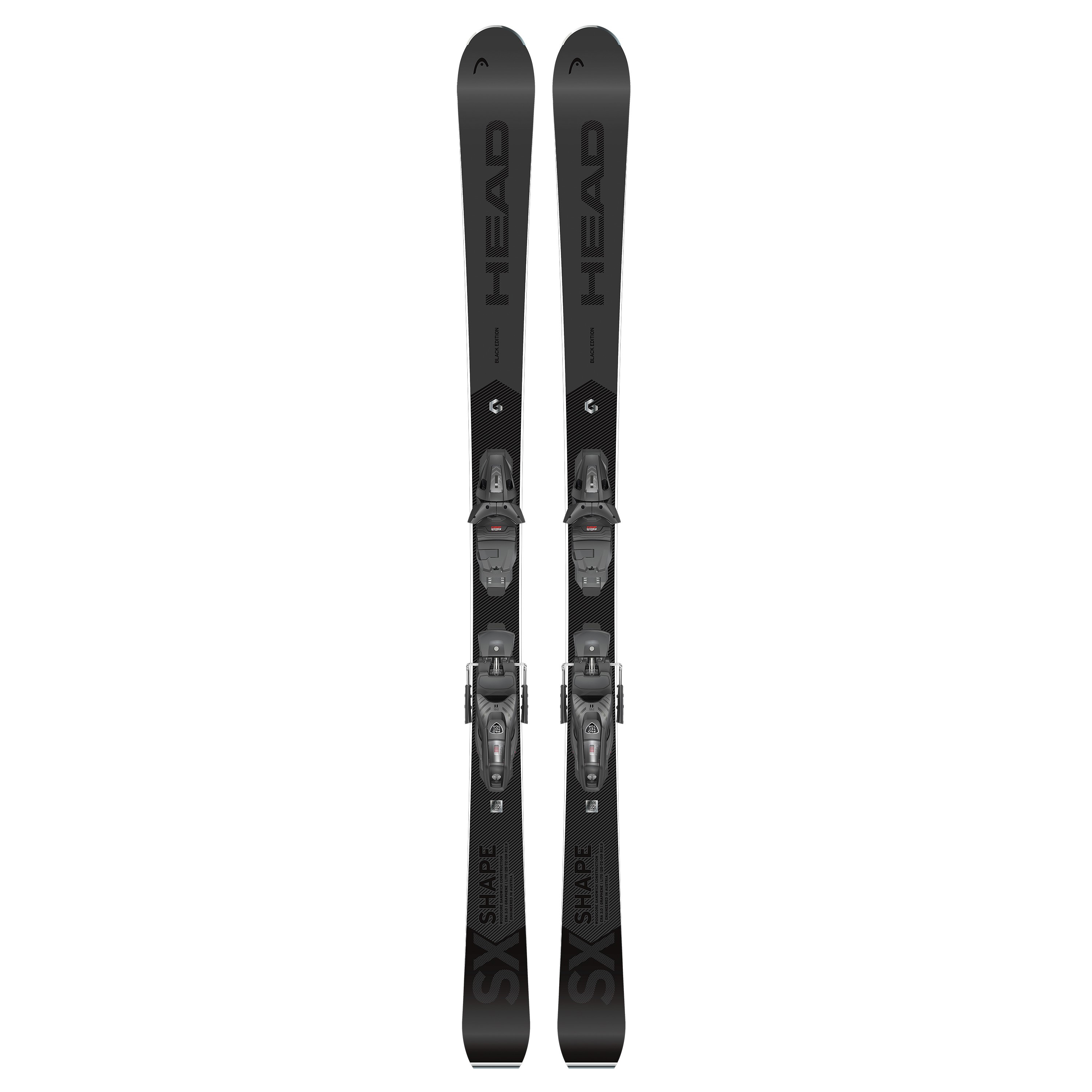 HEAD ＳＧ　213cm R45 Head Shape SX Black Edition 25 - 26 ski's met PR 11 GW binding