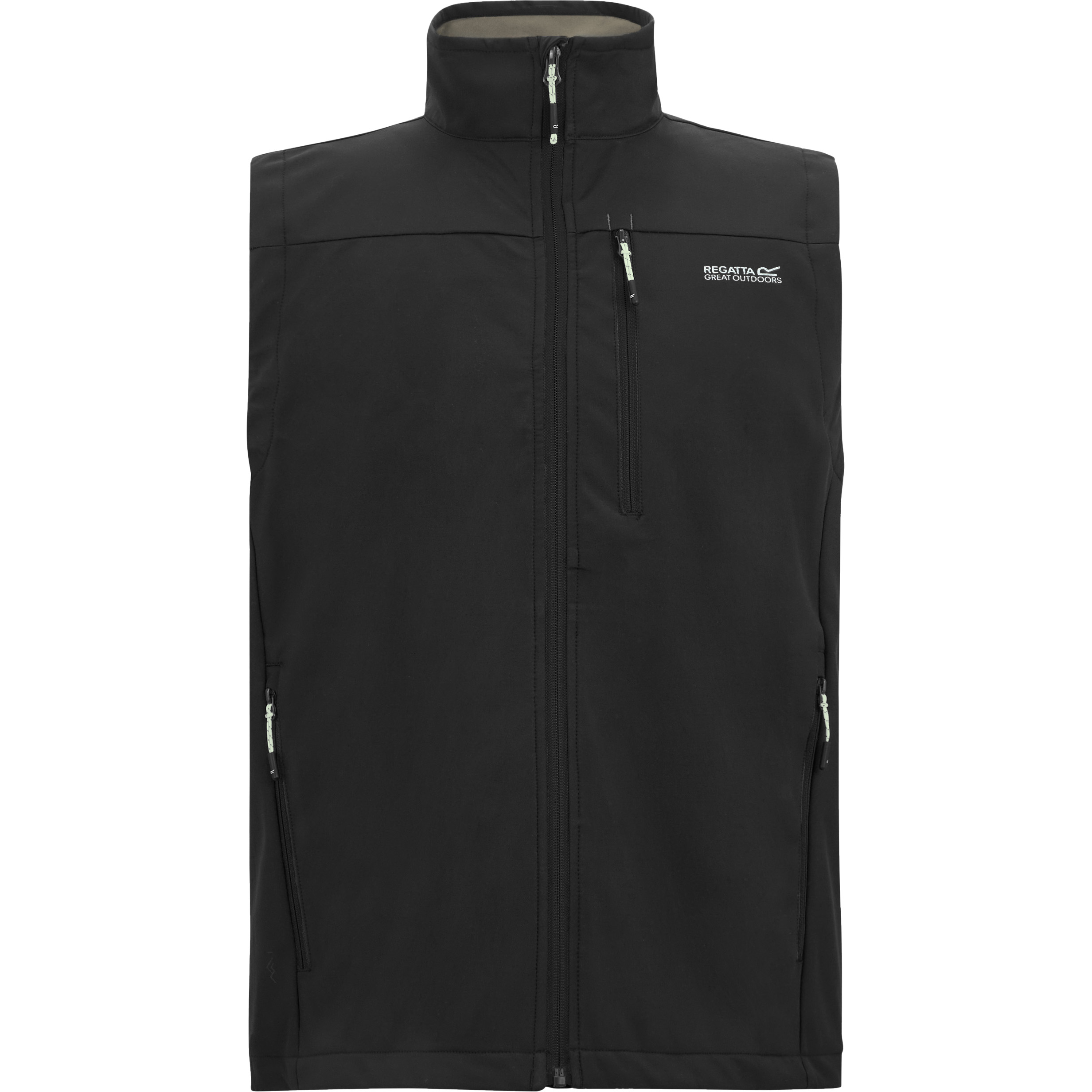 Regatta Arana Softshell bodywarmer heren black abbeystone 