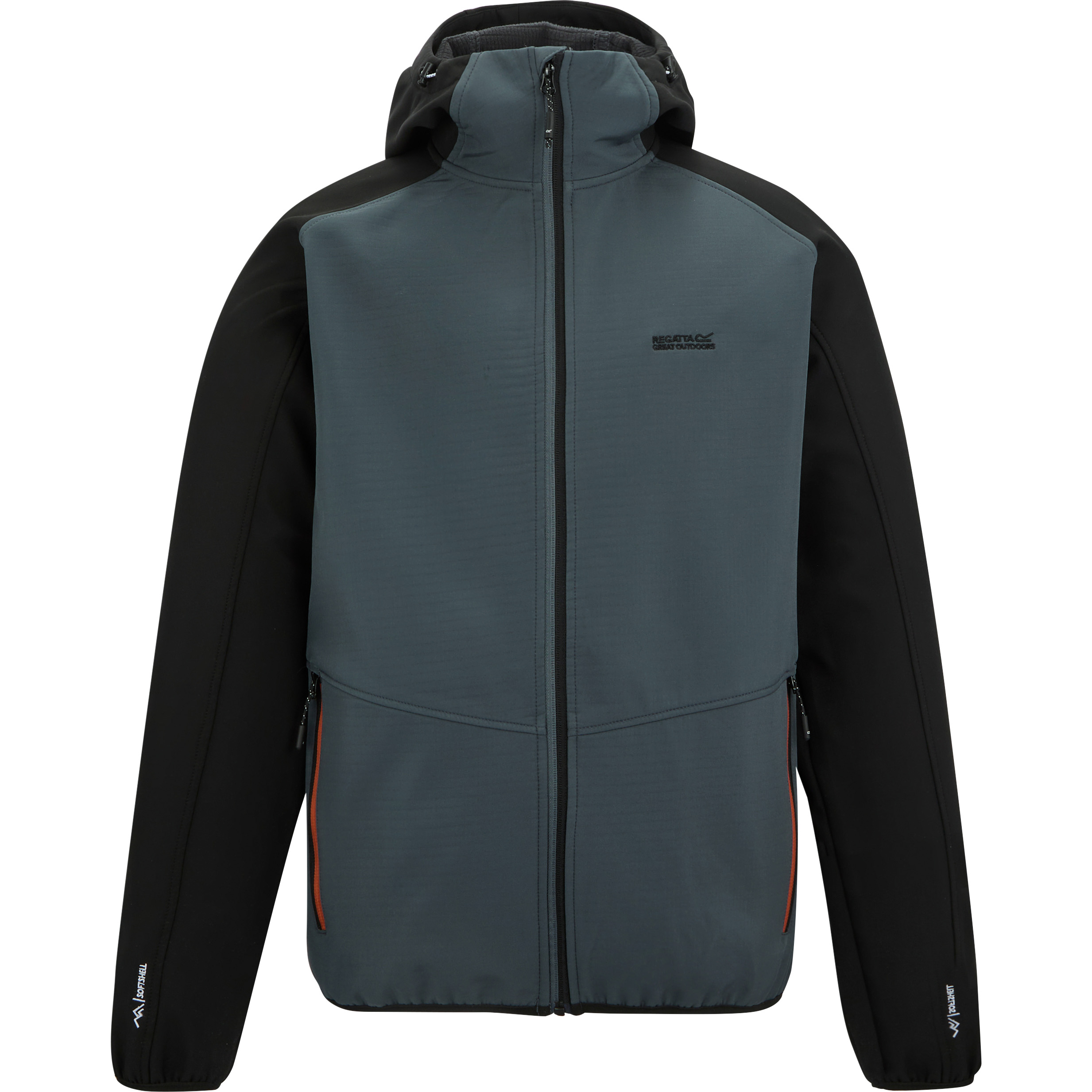 Regatta Arec III softshell jas heren dark storm black 