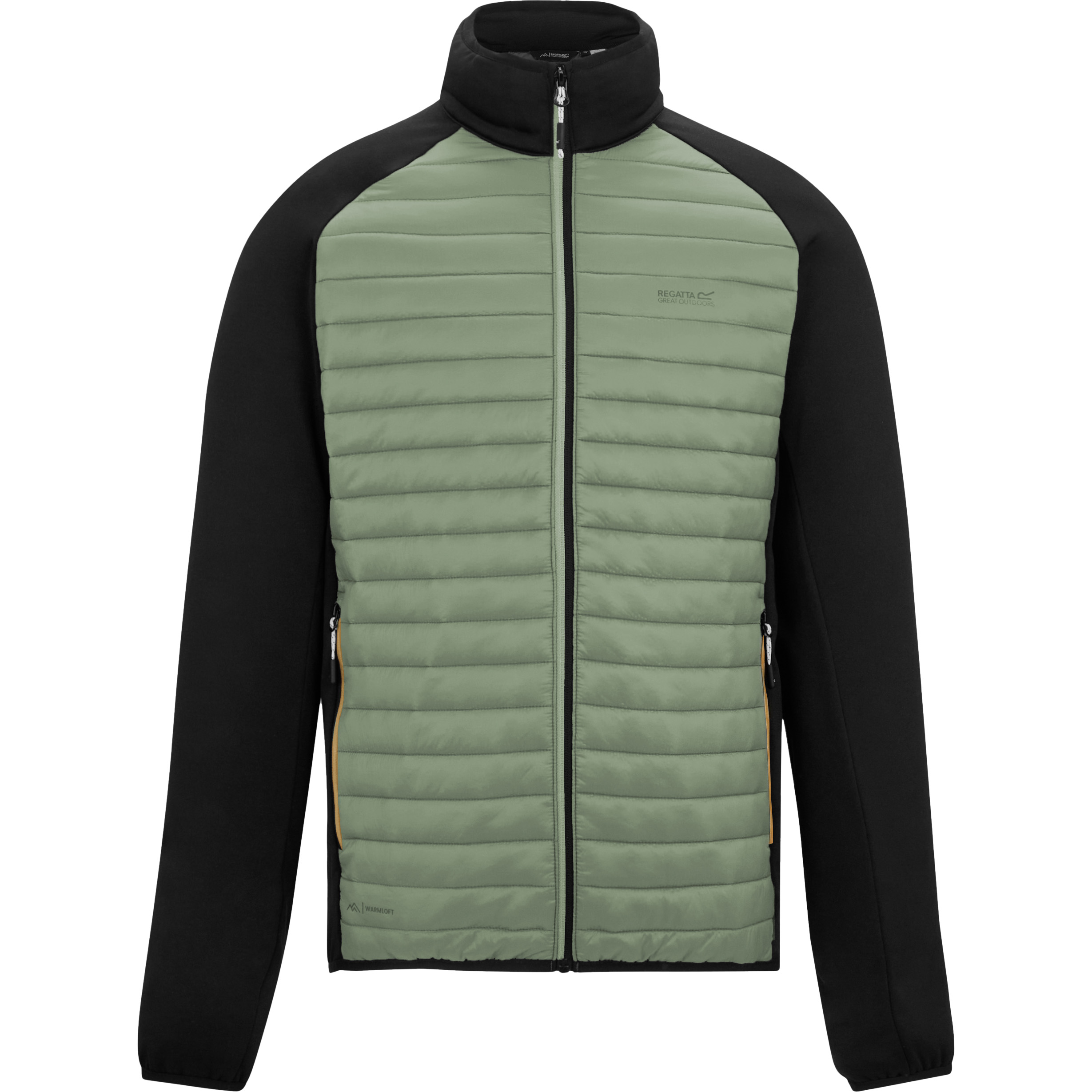 Regatta Clumber Hybrid outdoor jack heren light sage black 