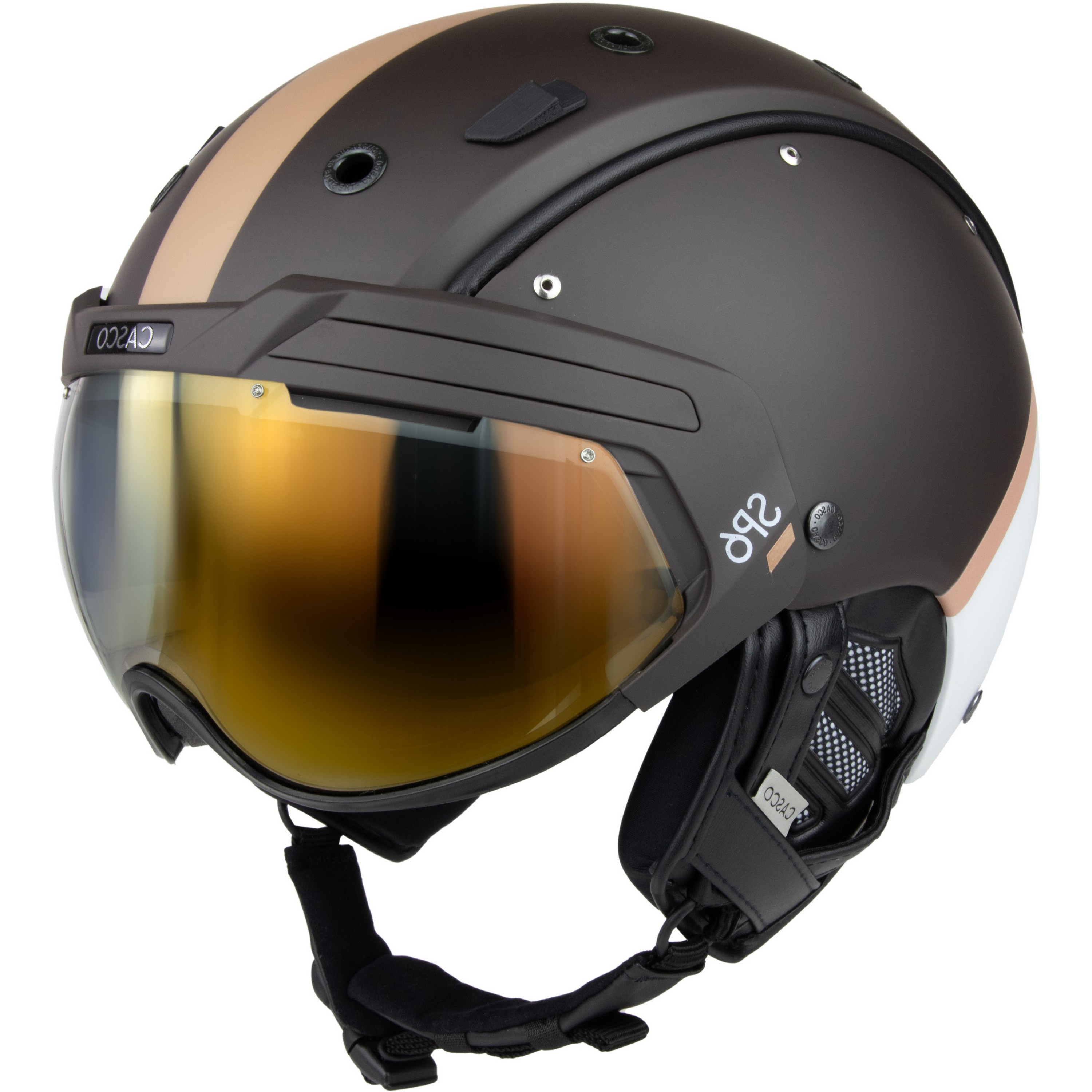 ORIGINE Snowboard-skihelm voor sport op de sneeuw voor heren en dames met afneembare wasbare voering (SOLID Black, S