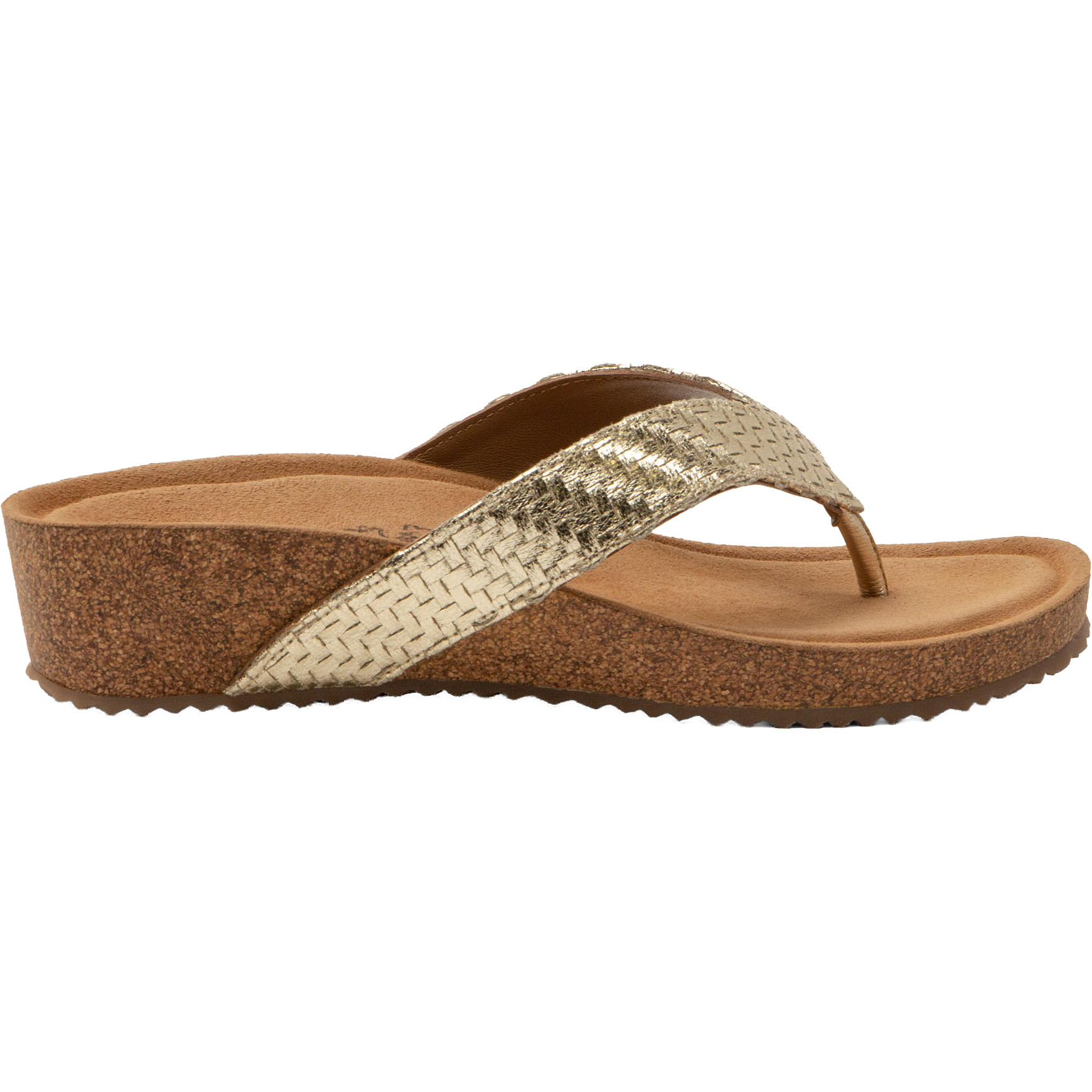 Lazamani Leia slippers dames gold 