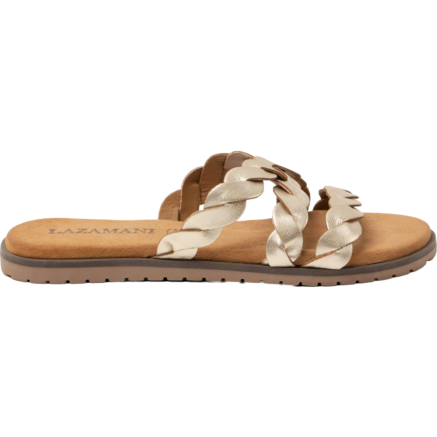 Lazamani Edsi slippers dames gold 