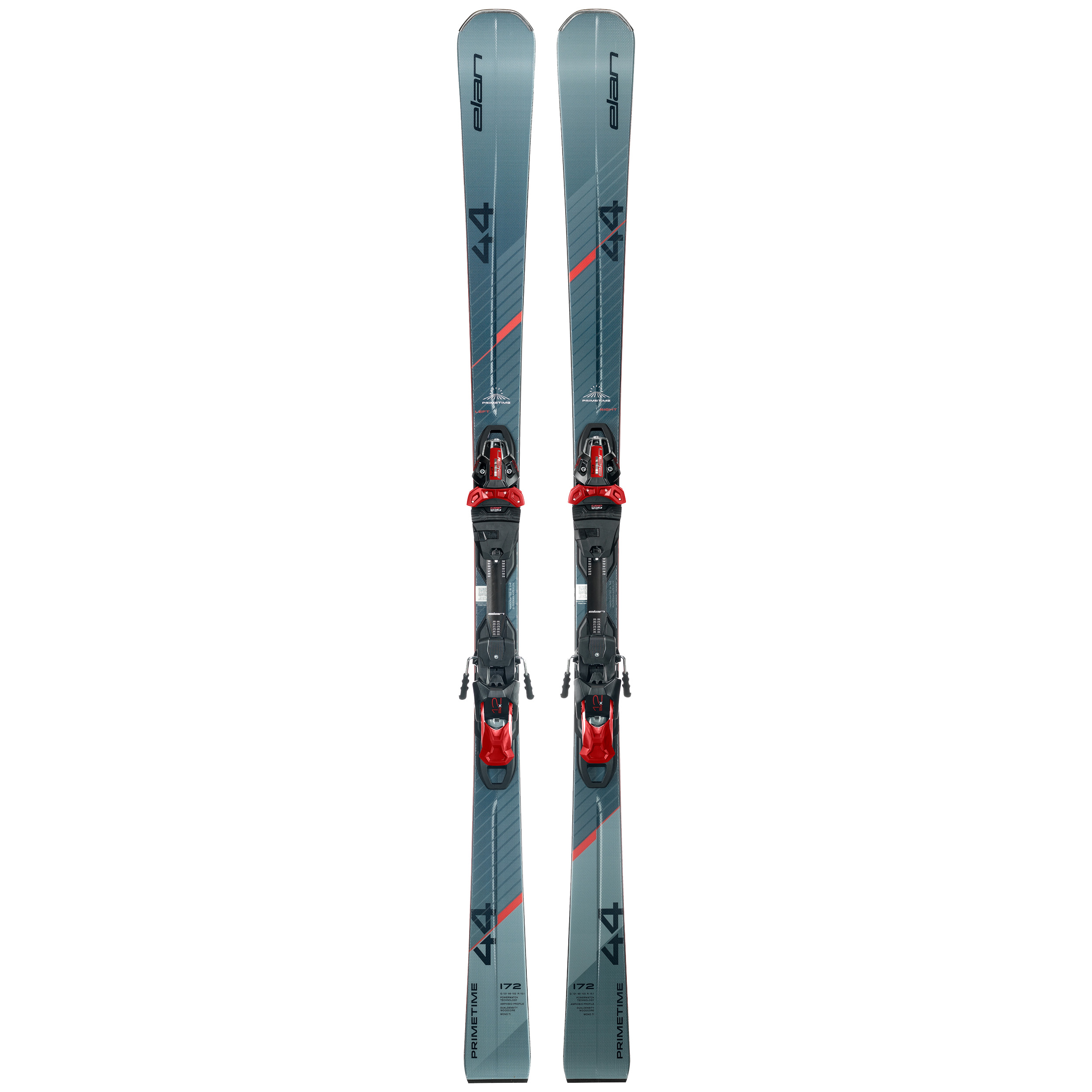 Elan Primetime 44 25 - 26 ski’s met EMX 12.0 GW Fusion X binding