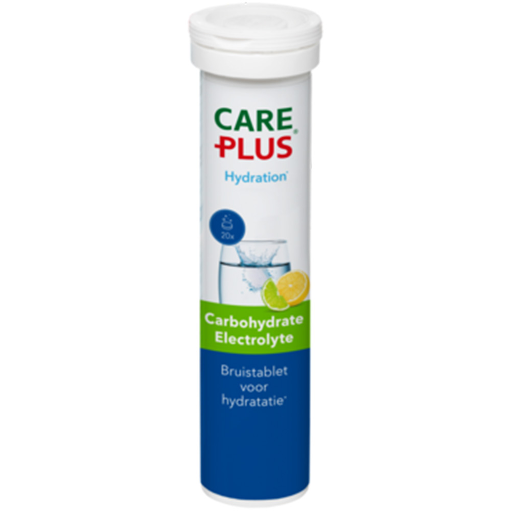Care Plus Carbohydrate Electrolyte bruistablet lemon lime 
