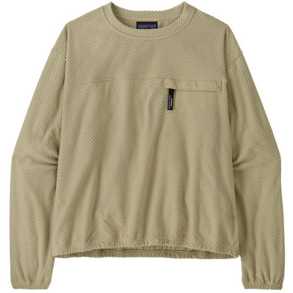 Patagonia Textured Crewneck fleece sweater dames weathered  stone