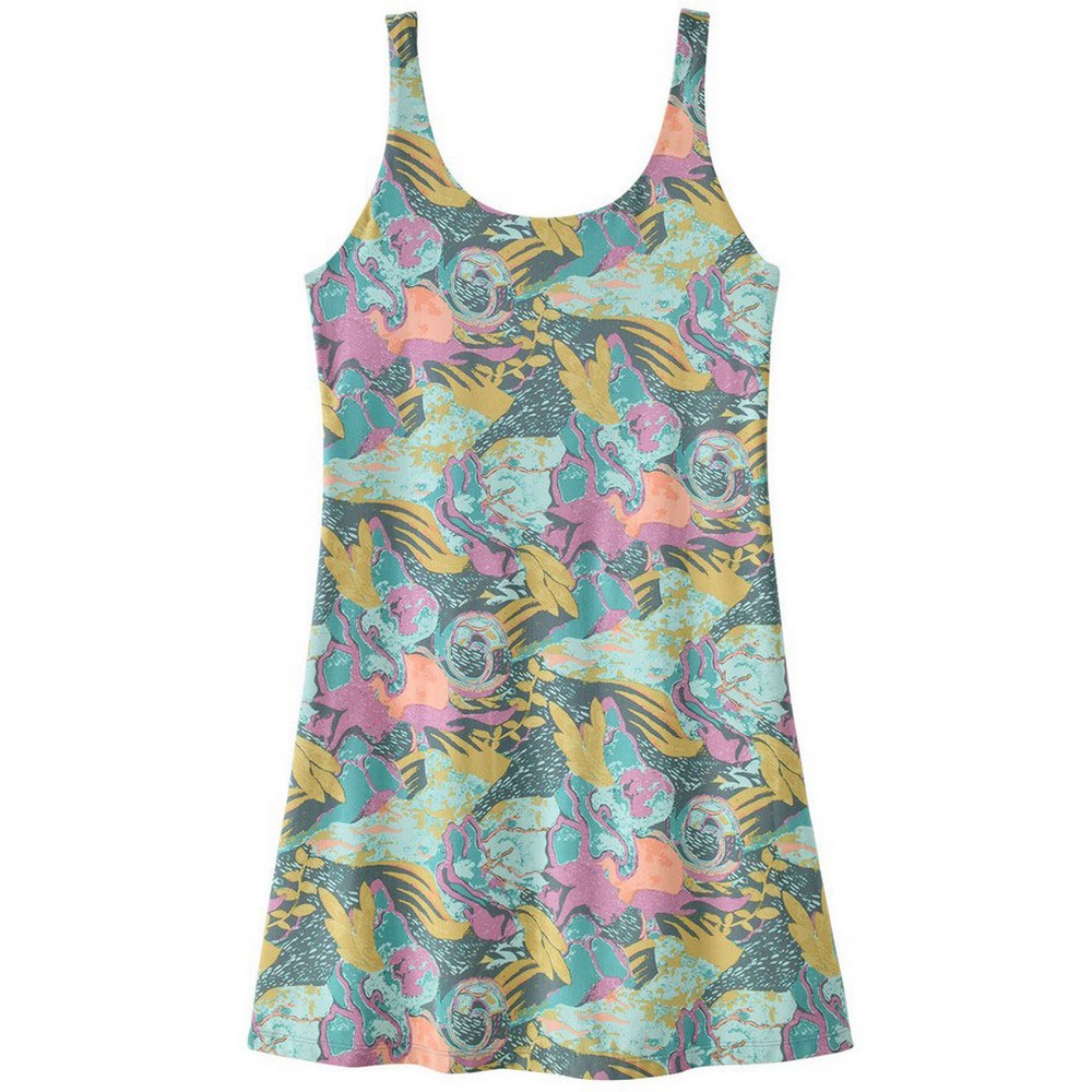 Patagonia Maipo jurk dames moon tripper blue sage 