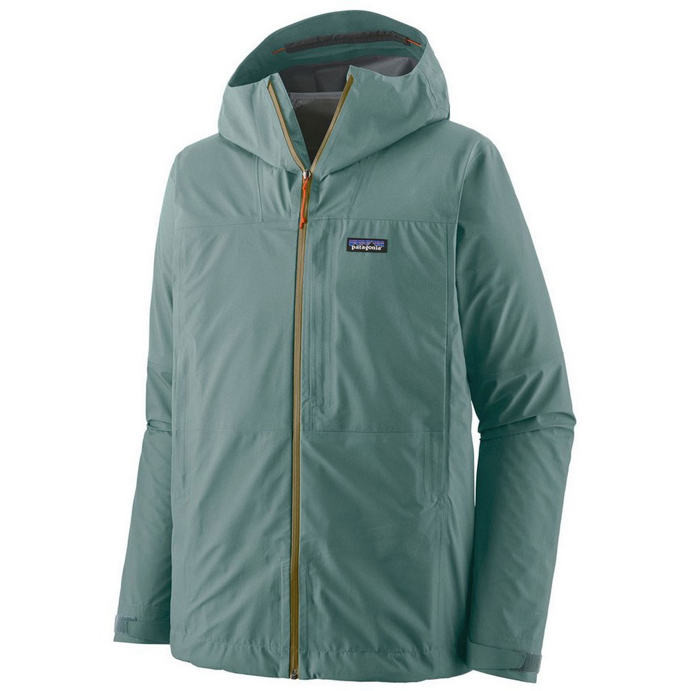 Patagonia Boulder Fork Rain outdoor jack heren blue sage 