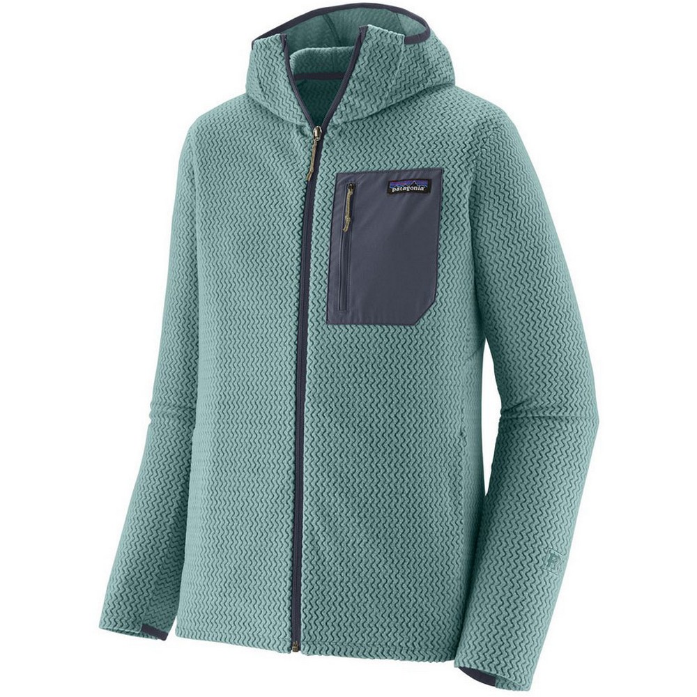 Patagonia R1 Air Hoody fleece vest heren blue sage 