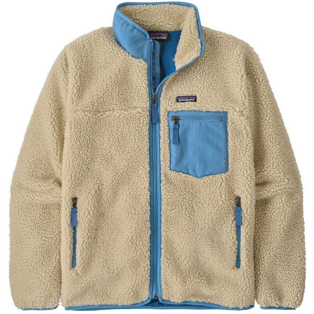 Patagonia Classic Retro-X fleece vest heren dark naturel  shore blue