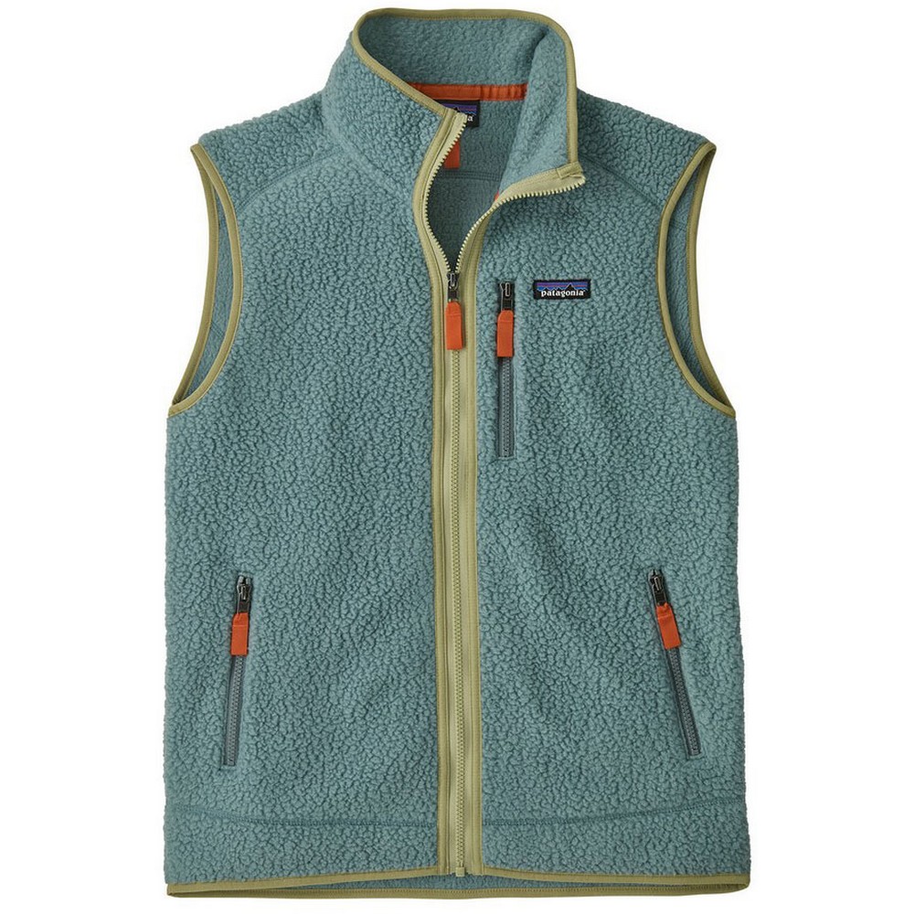 Patagonia Retro Pile fleece bodywarmer heren blue sage 