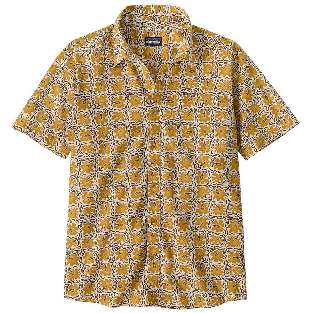 Patagonia Go To shirt heren future flowers natural 