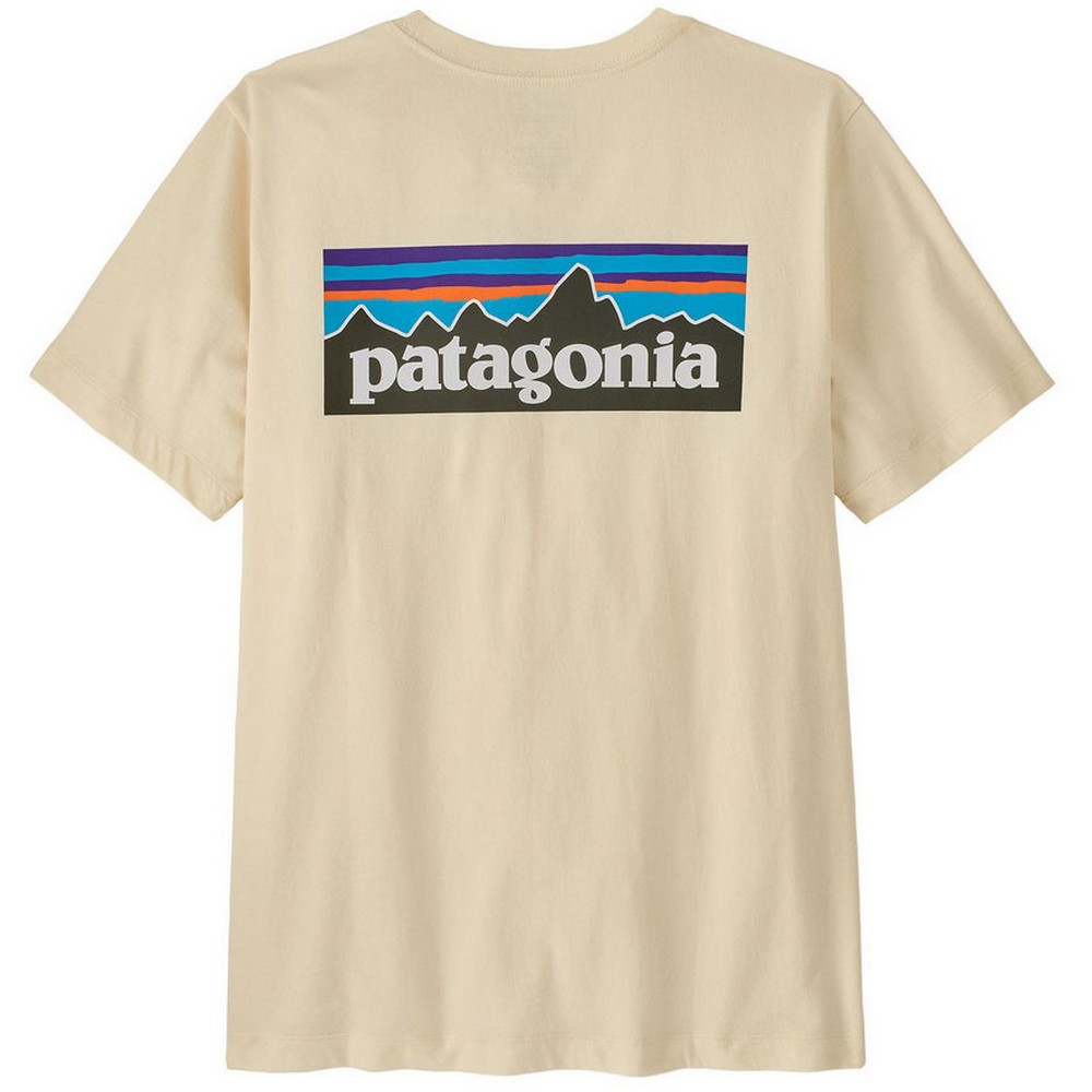 Patagonia P-6 Logo shirt heren undyed natural 
