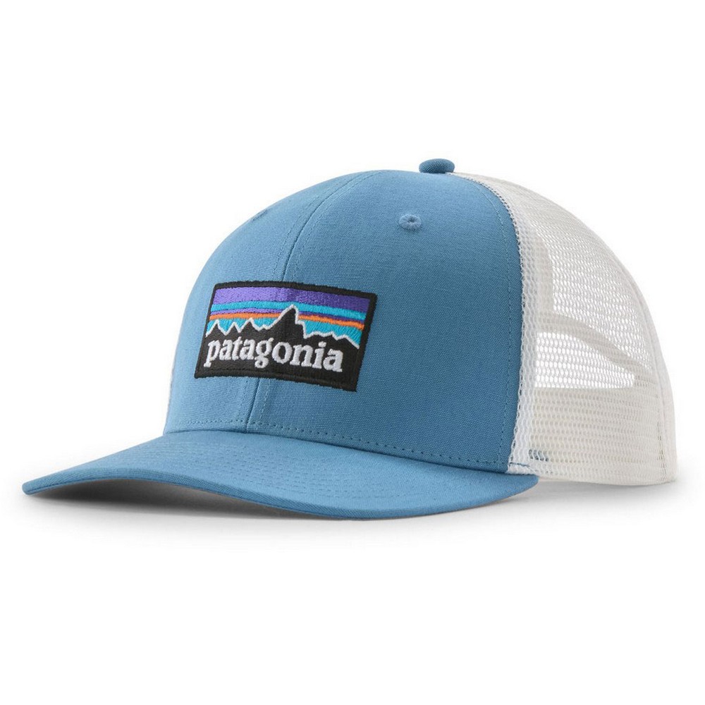 Patagonia P-6 Logo Trucker pet shore blue 